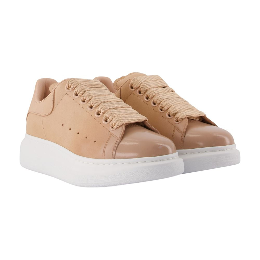 Oversized Sneakers - Alexander McQueen - Leder - Beige