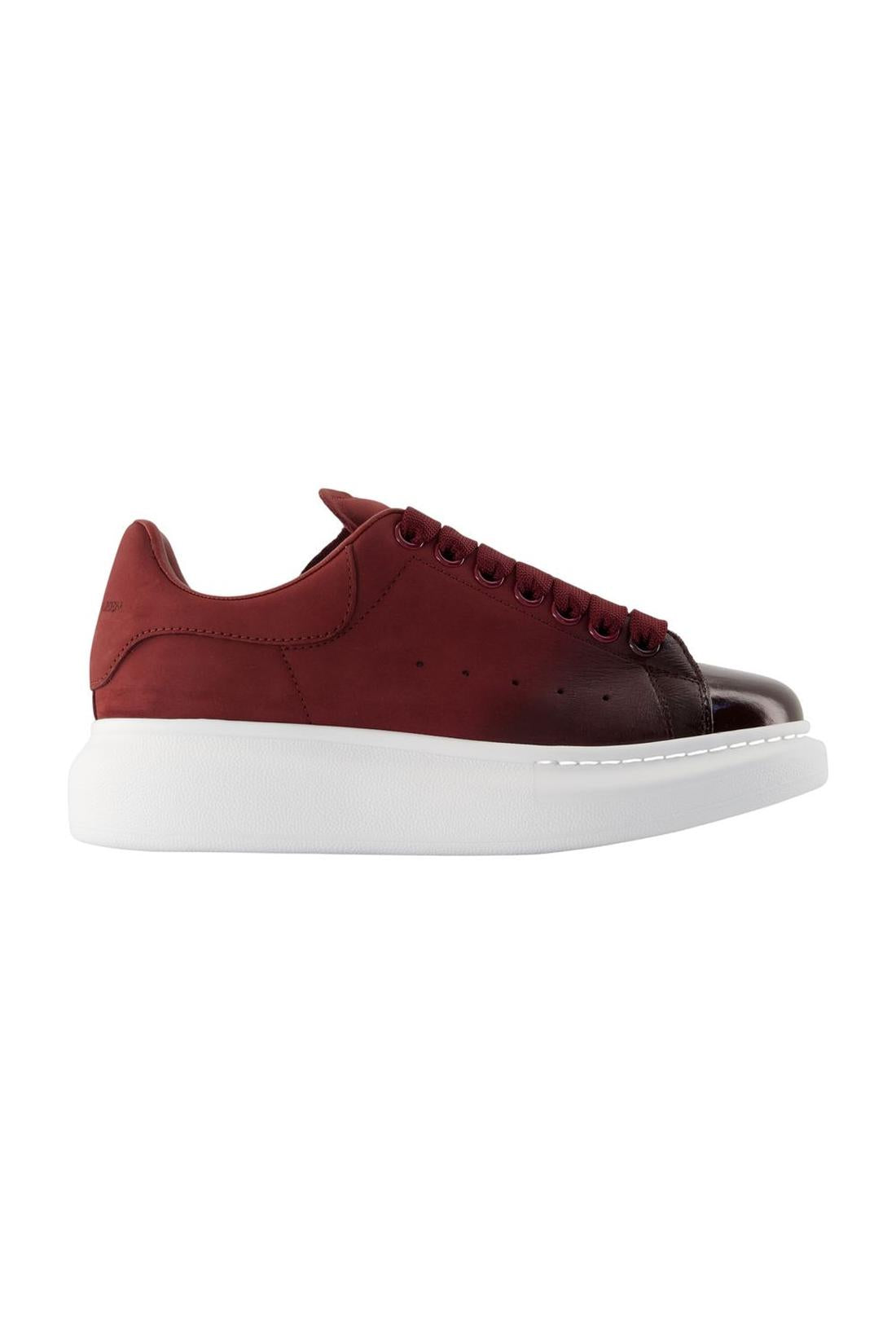 Oversized-Sneaker – Alexander McQueen – Leder – Bordeauxrot