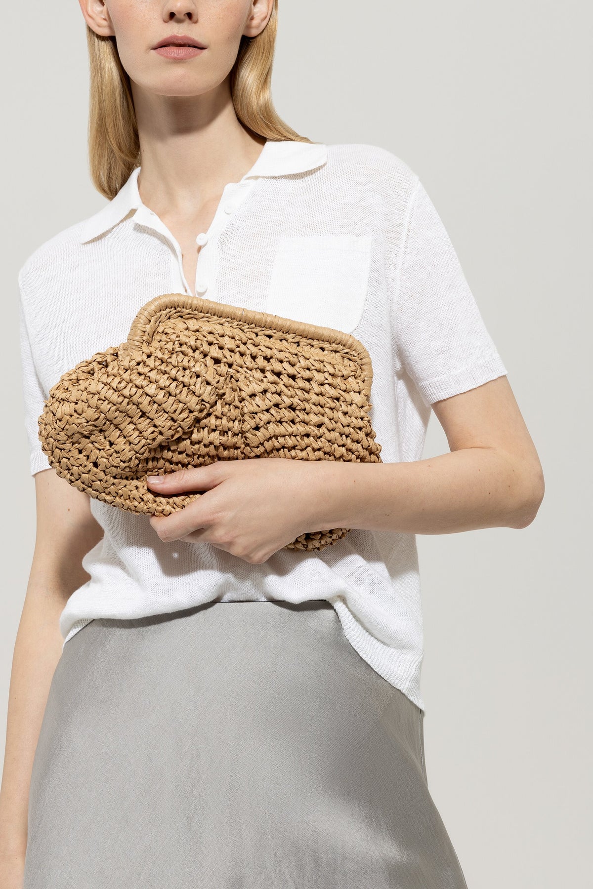 Geflochtene Bast-Clutch