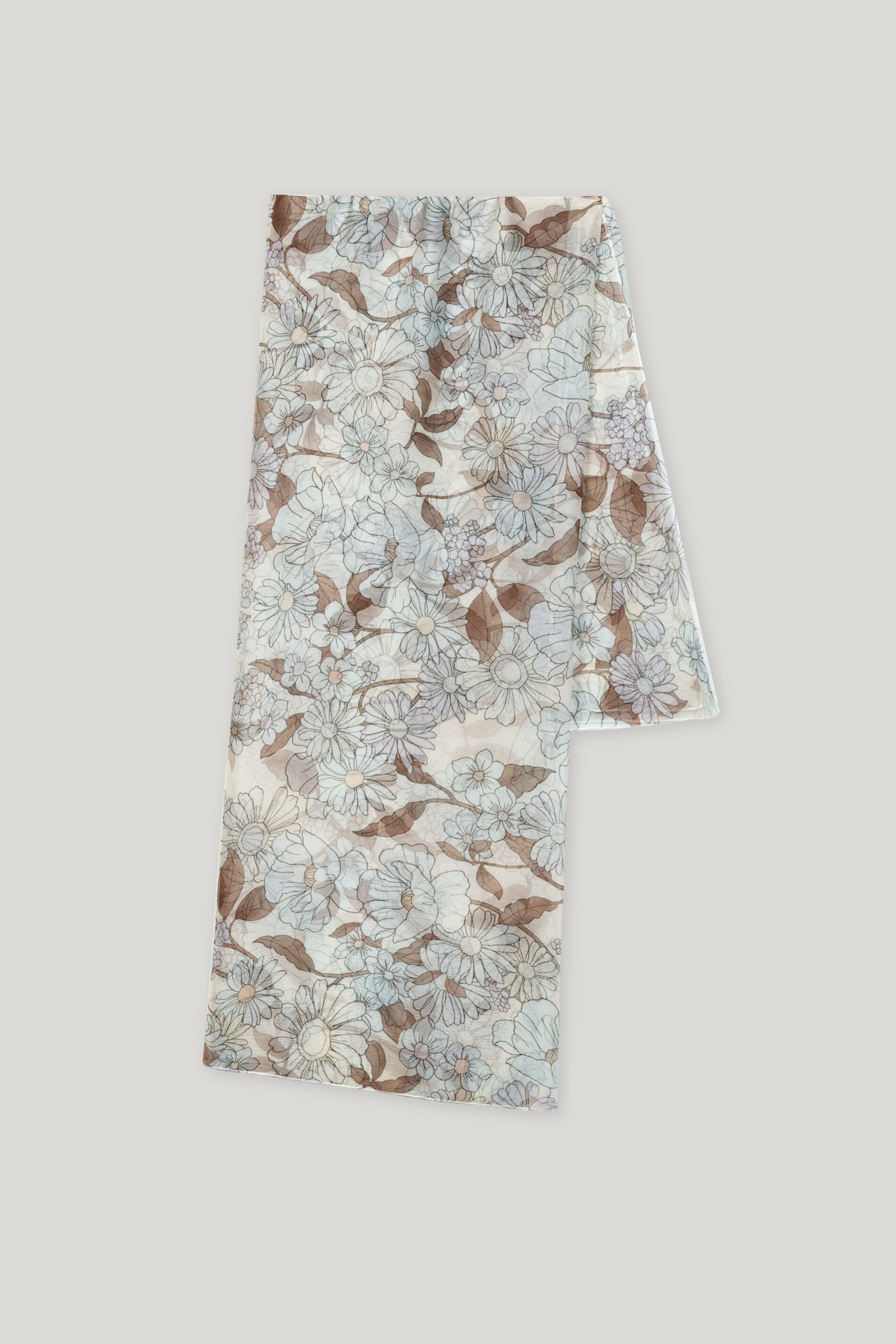 Tuch mit Flower-Print