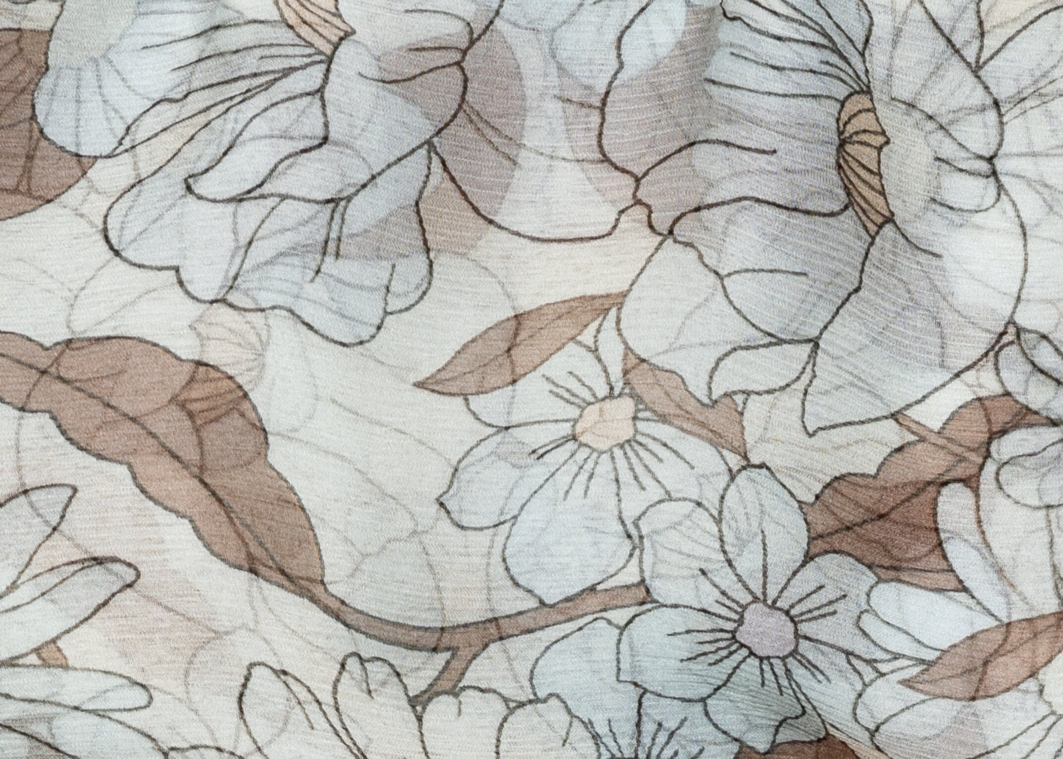 Tuch mit Flower-Print