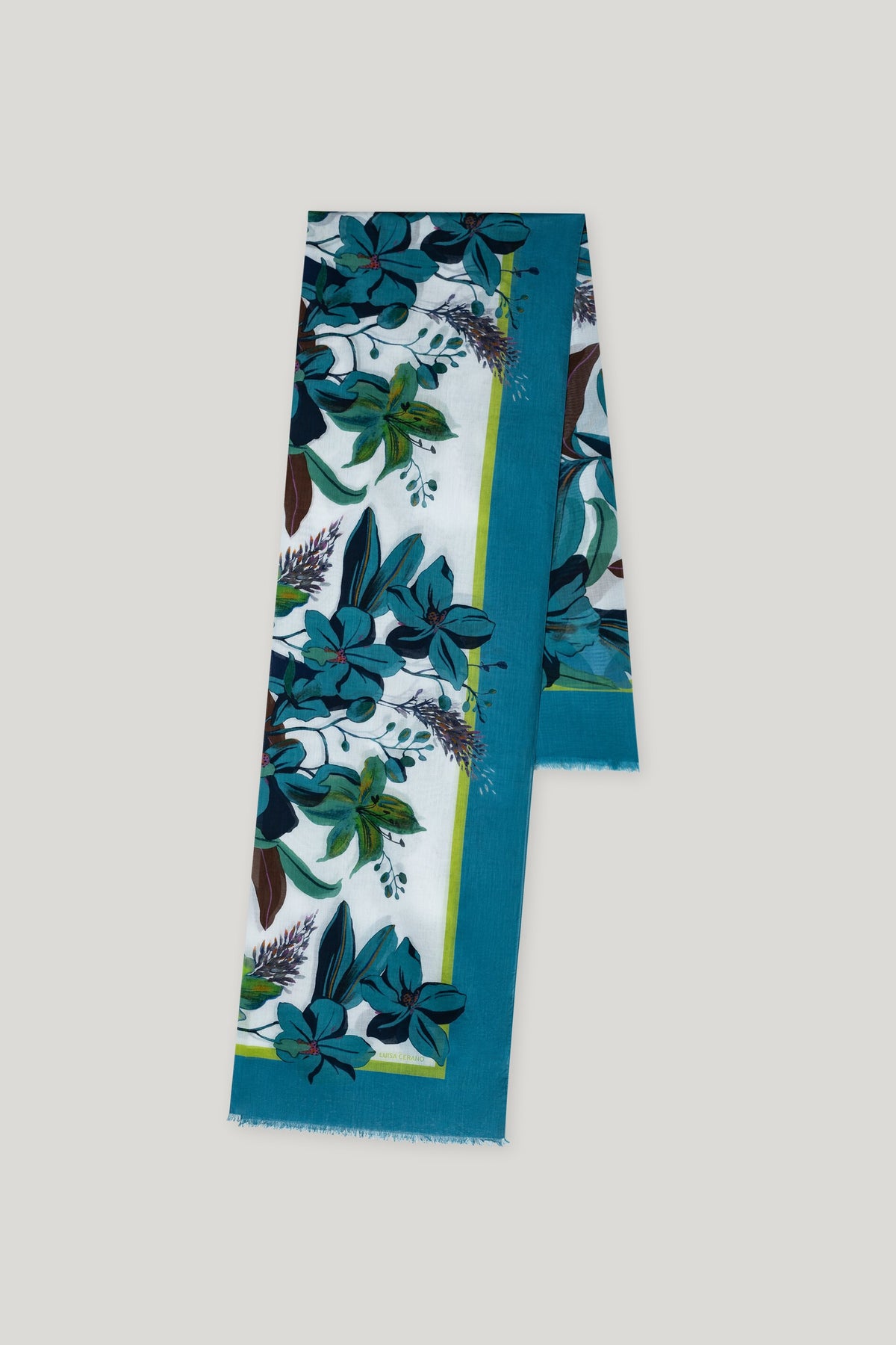 Pareo mit Hibiskus-Print