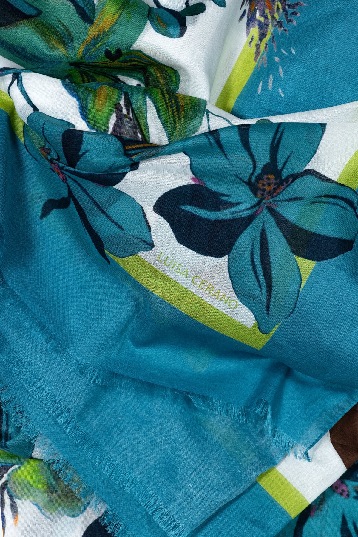 Pareo mit Hibiskus-Print