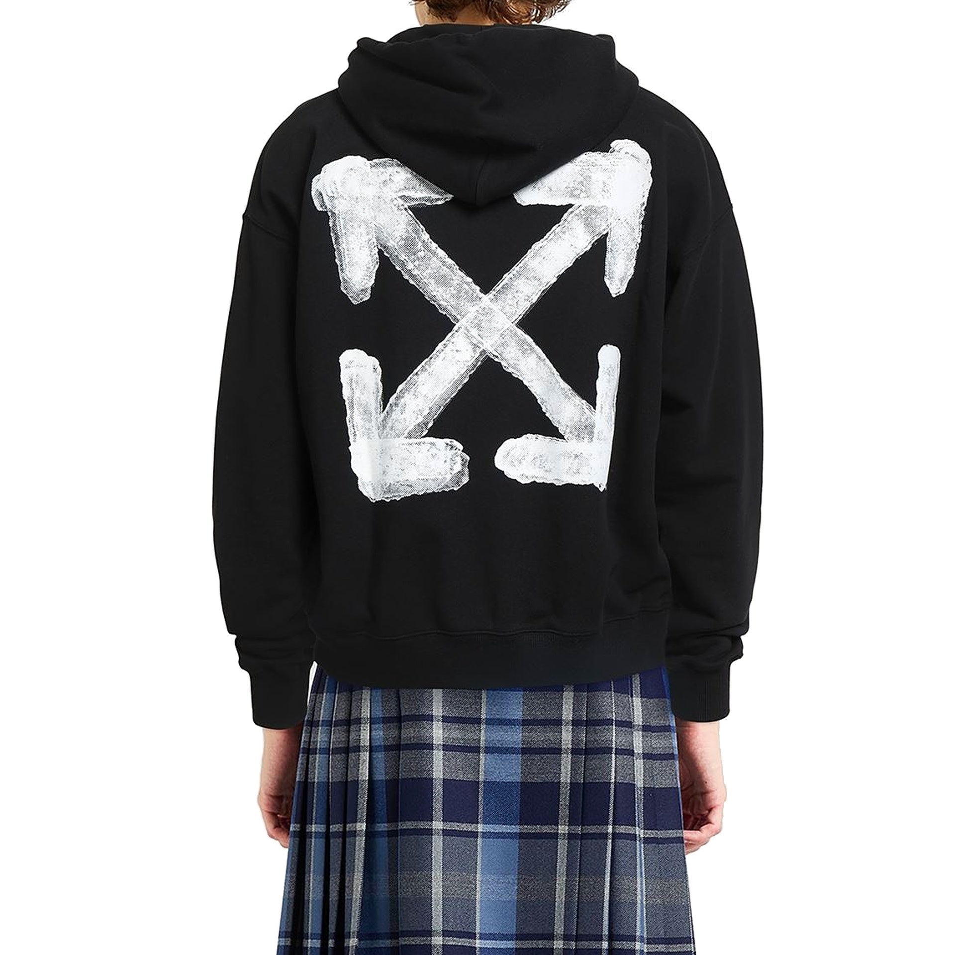 Off White-Off-White Hooded Logo Sweatshirt-MEN CLOTHING-Black-Deal-Outlet-by-ARCHIVIST