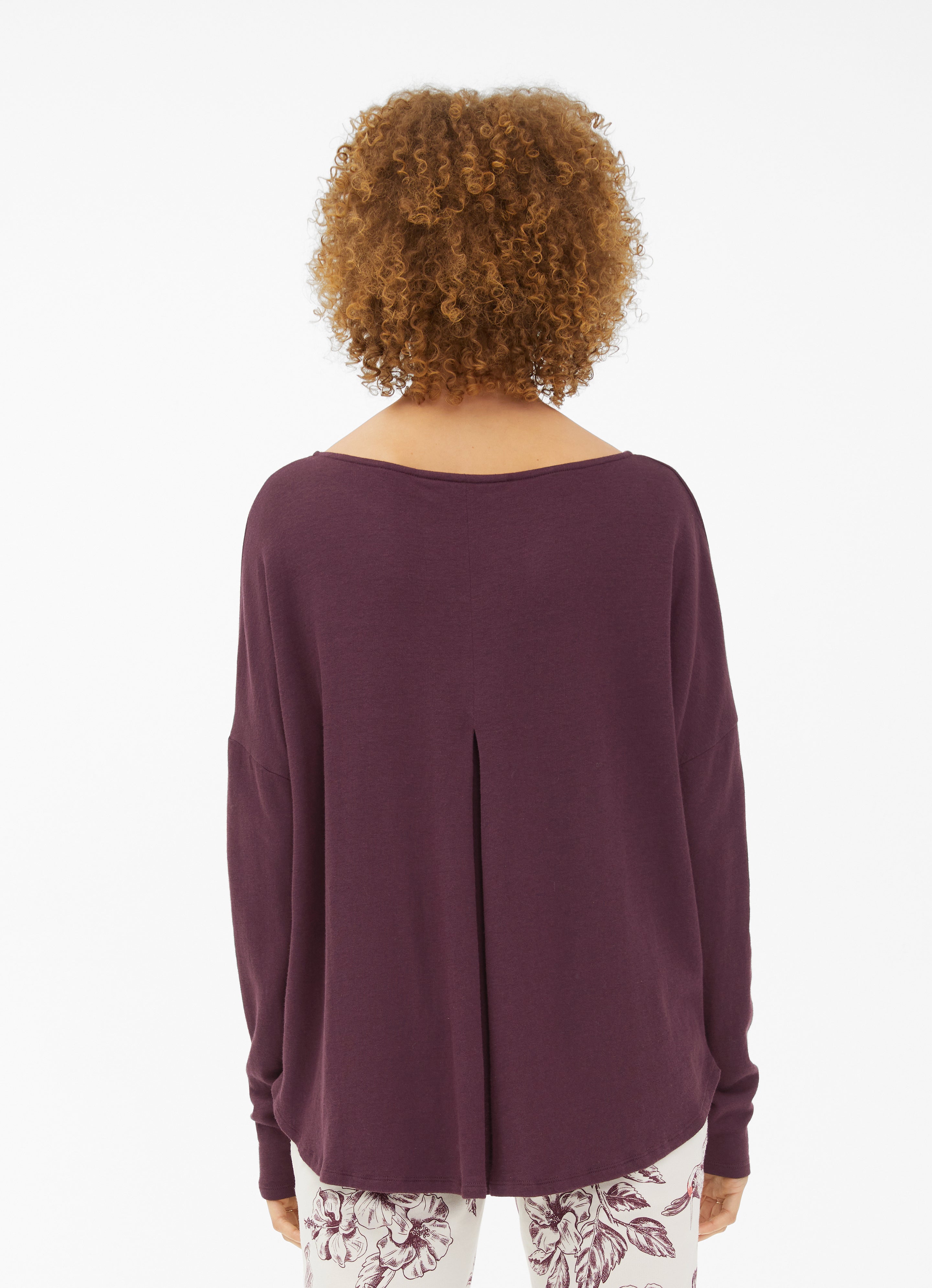 Cash.Mix Sweater Pleat at CB