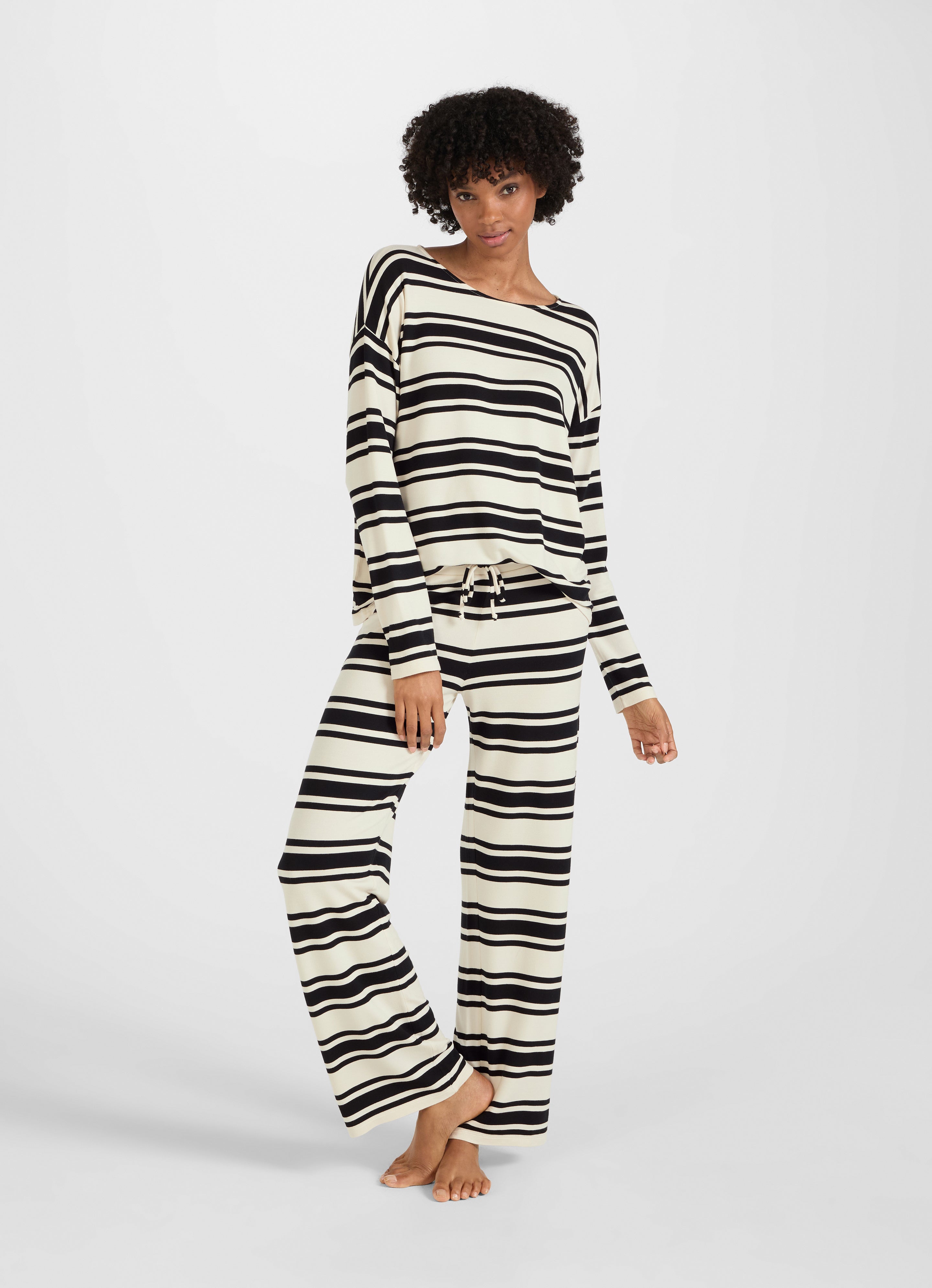 Nightwear Fleece VI/CMD Sweater Triple Stripe