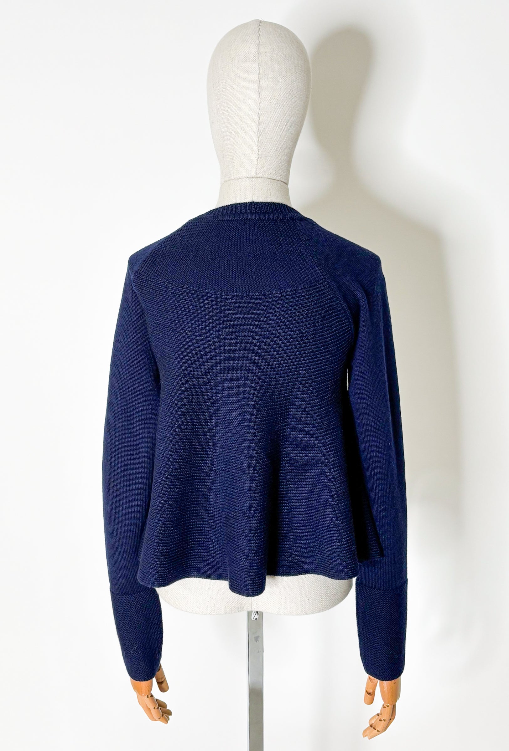 MERINO WOOL Pullover, Marine-Strick & Pullover-Odeeh-OUTLET-ARCHIVIST-ARCHIVE-SALE