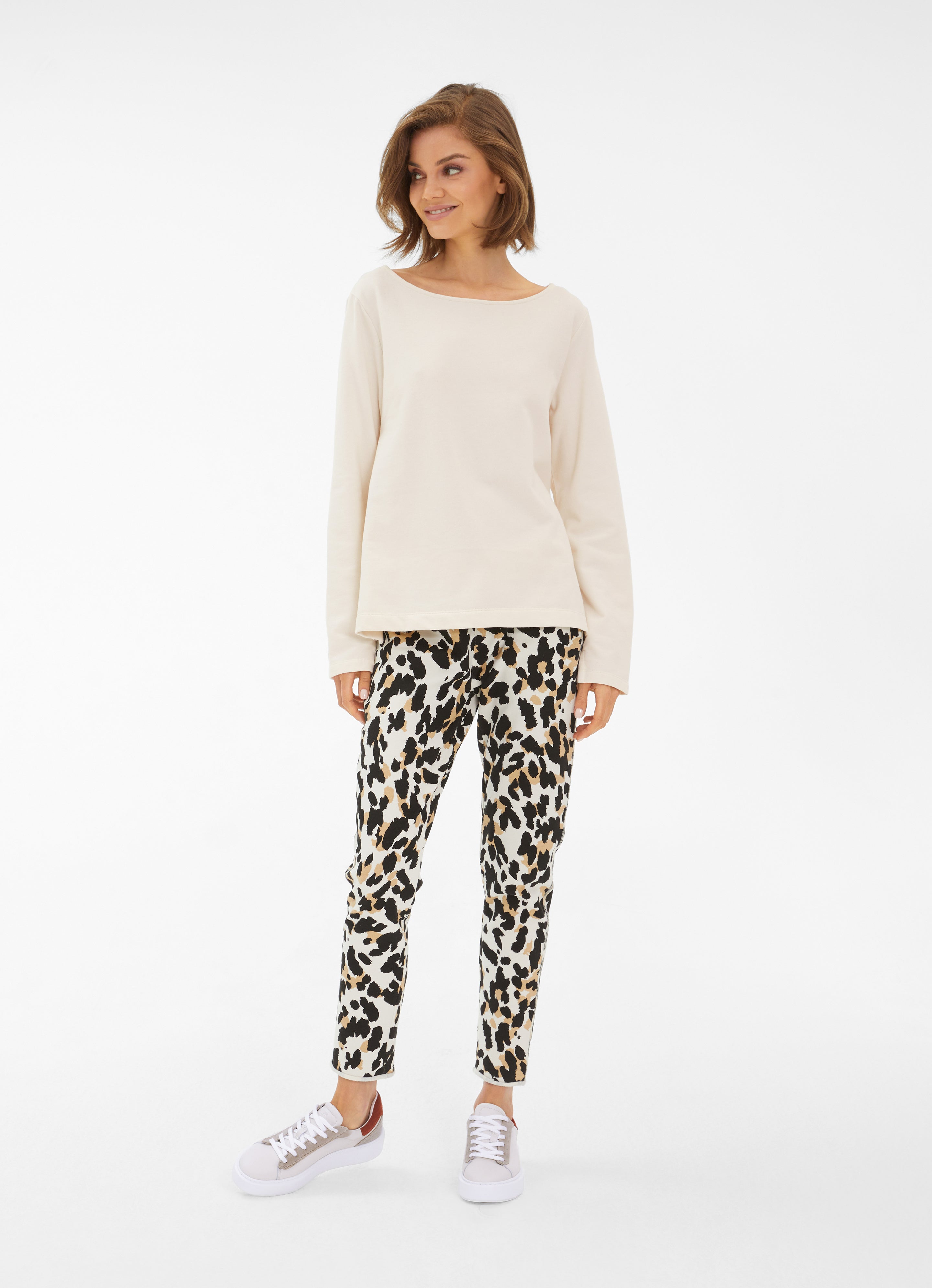 Fleece Trousers 2tone Leo SF