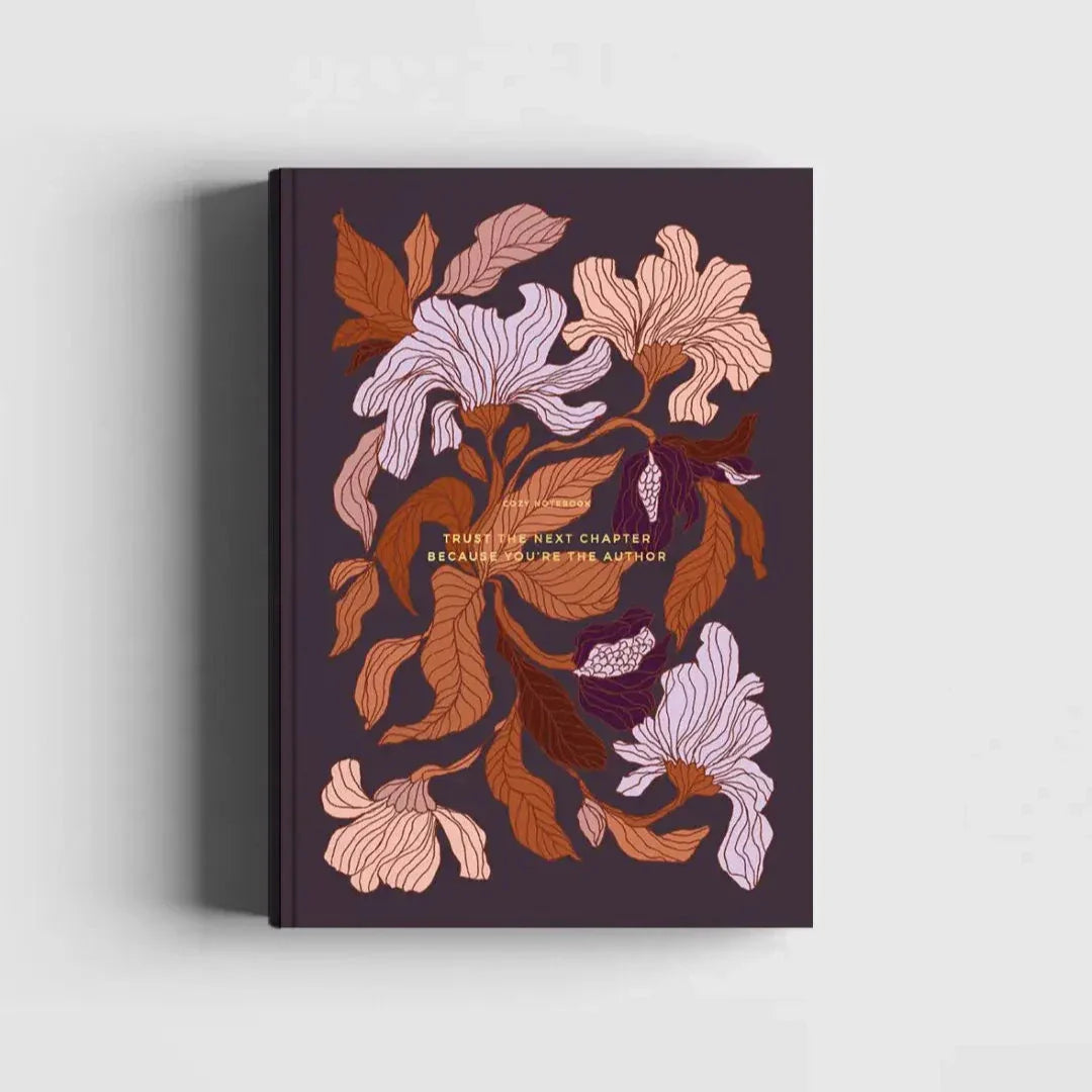 Verdancia-Floral - Pfirsichblüte - Notizbuch-Buch-Black-Deal-Outlet-by-ARCHIVIST