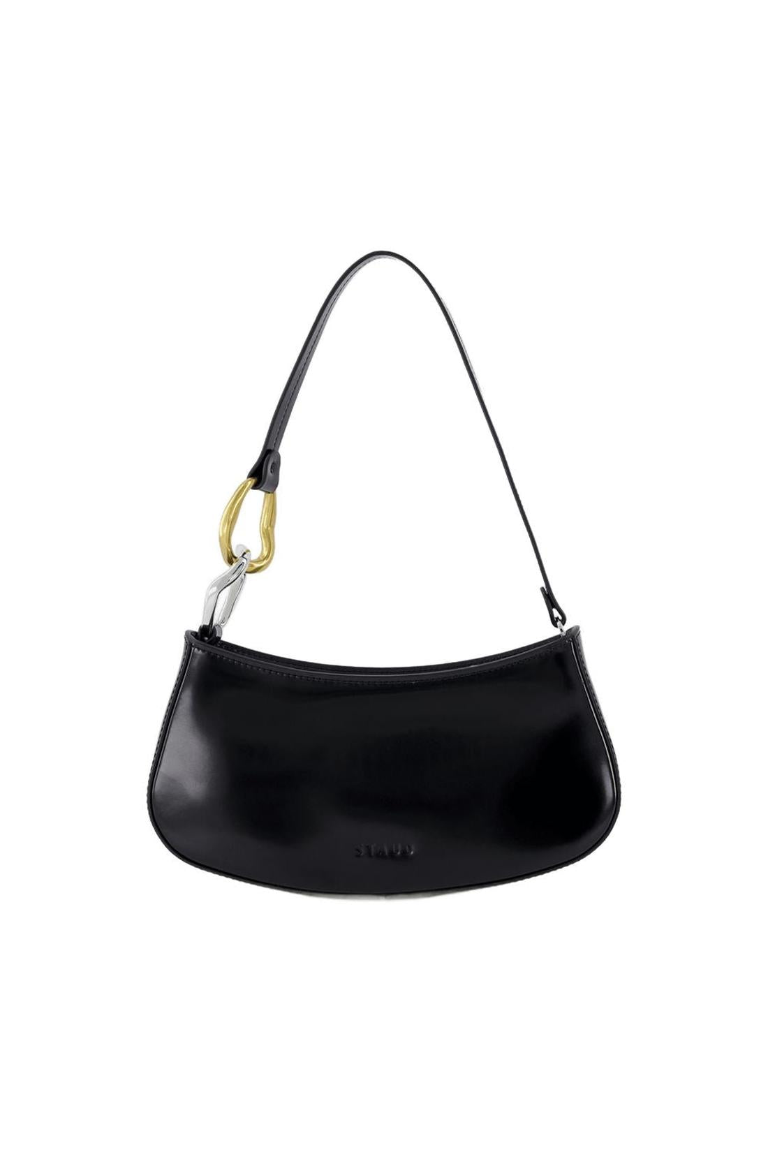 Staud-Ollie Hobo Bag - Staud - Black - Leather-Taschen-Black-Deal-Outlet-by-ARCHIVIST