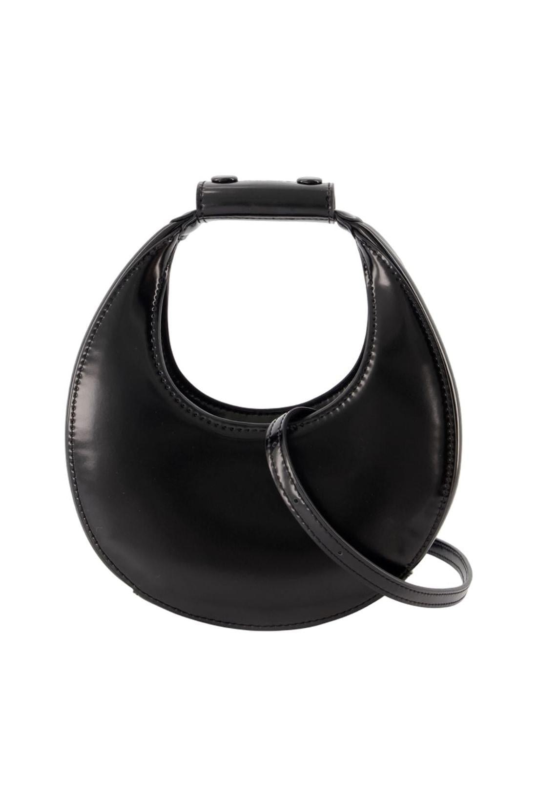 Staud-Good Night Moon Handtasche - Staud - Leder - Schwarz-Taschen-Black-Deal-Outlet-by-ARCHIVIST