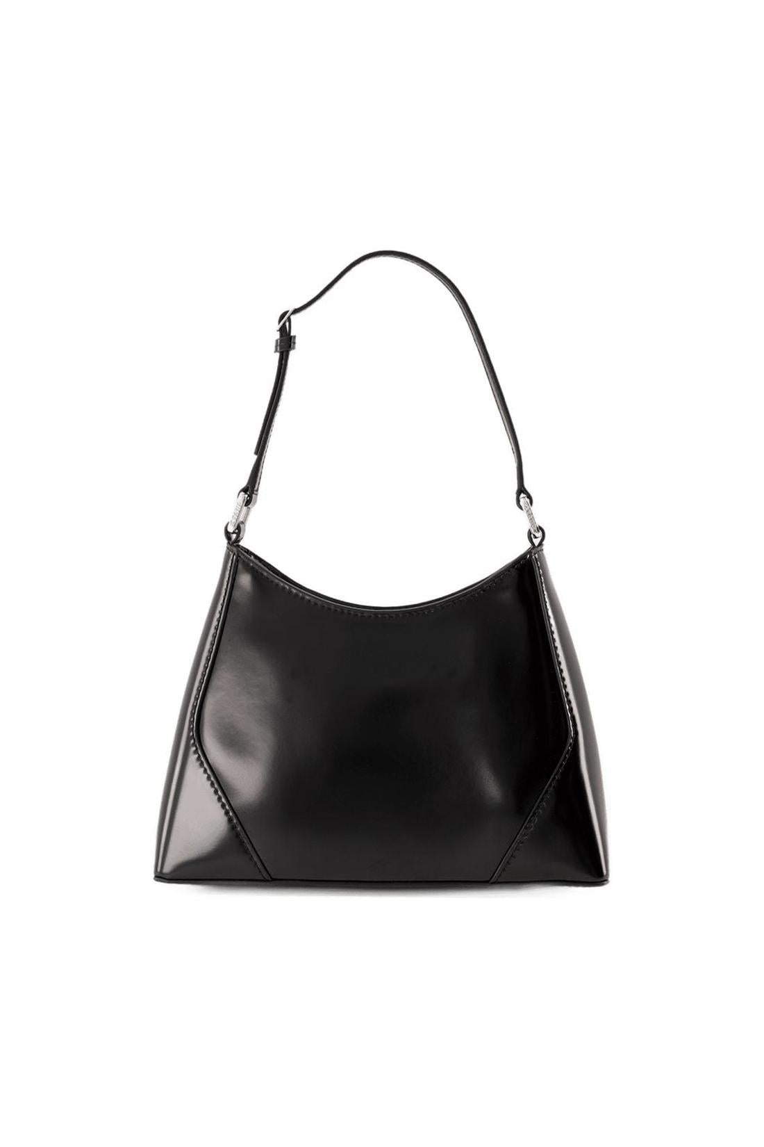 Linda shoulder bag - Staud - leather - black