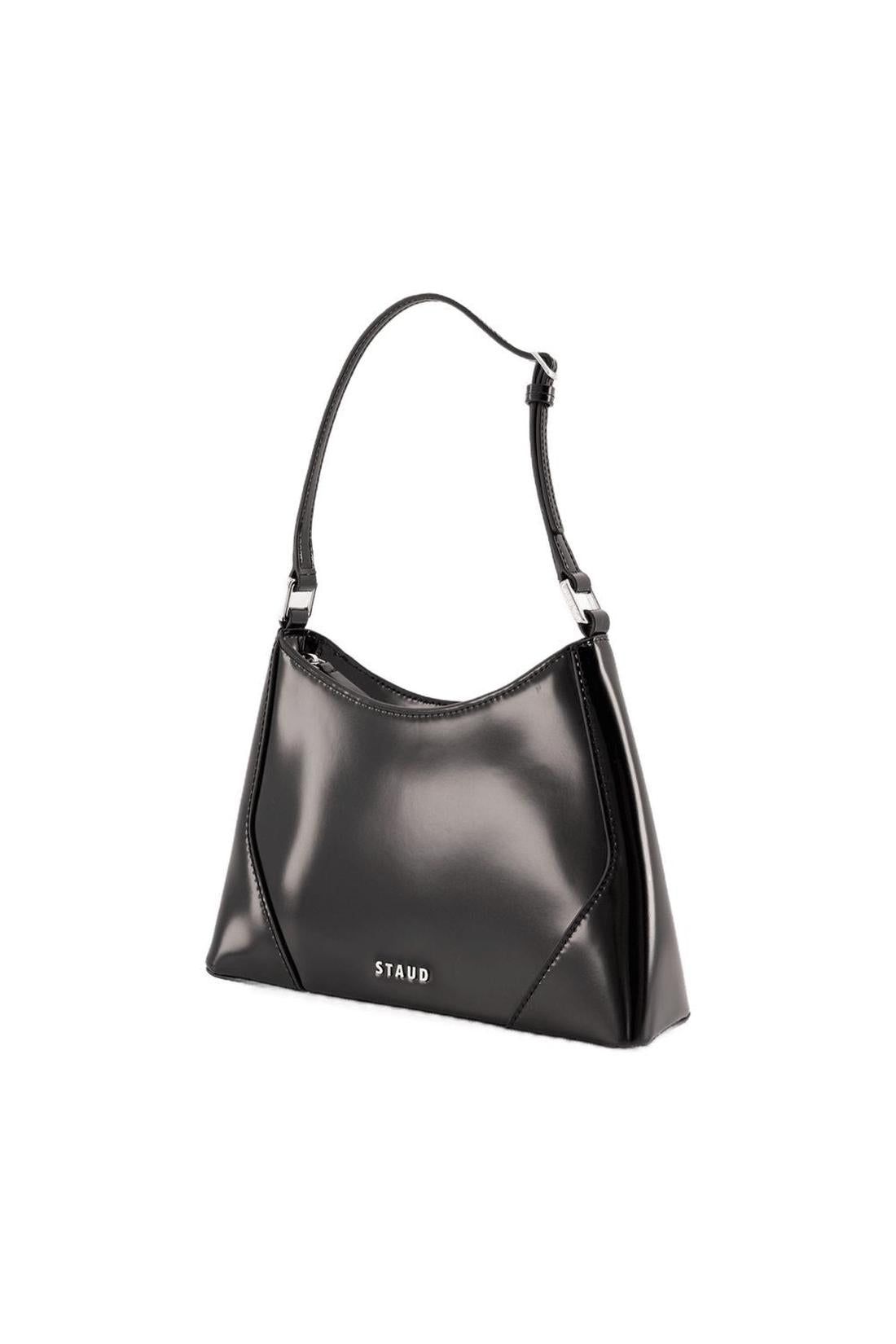 Linda shoulder bag - Staud - leather - black