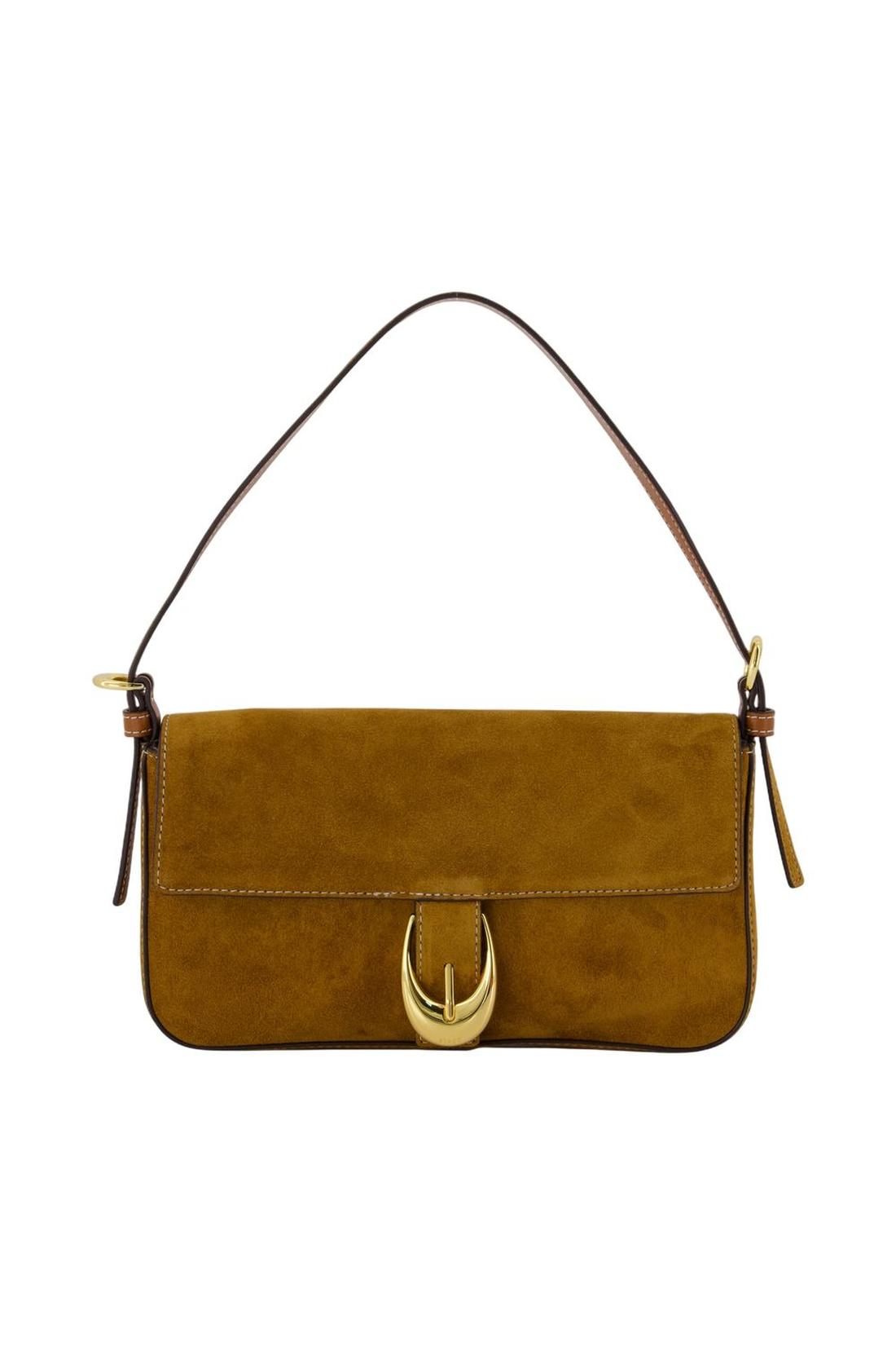 Staud-Harlow Schultertasche - Staud - Leder - Braun-Taschen-Black-Deal-Outlet-by-ARCHIVIST