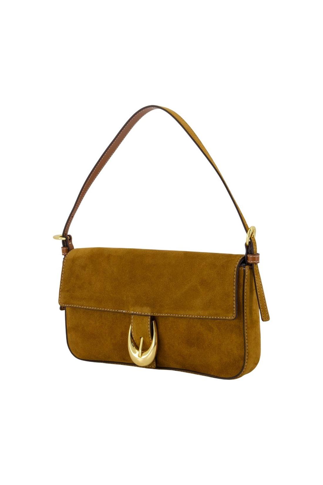 Staud-Harlow Schultertasche - Staud - Leder - Braun-Taschen-Black-Deal-Outlet-by-ARCHIVIST