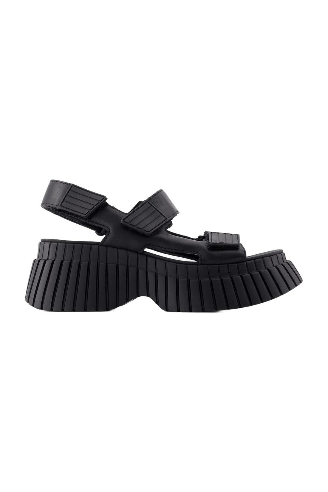 BCN Sandalen - Camper - Leder - Schwarz