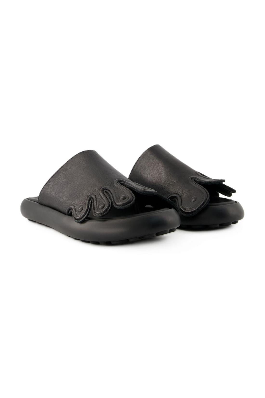 Sandalen Pelotas Flota - Camper - Leder - Schwarz