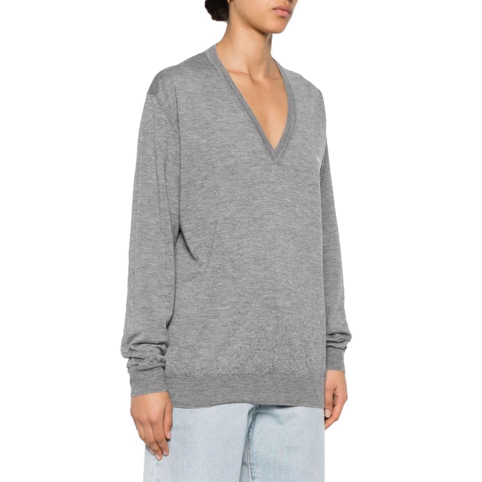 Miu Miu Logo Cashmere Sweater