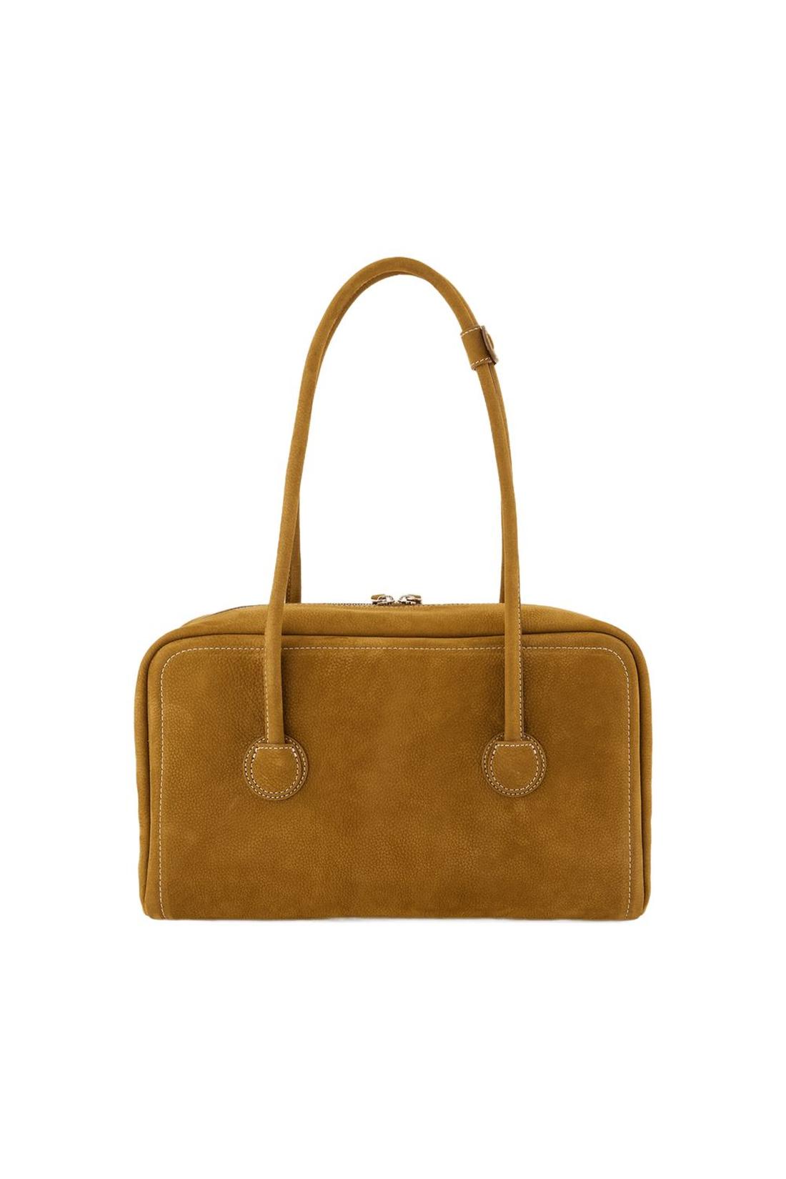 Soft Boston Schultertasche - Margesherwood - Leder - Braun