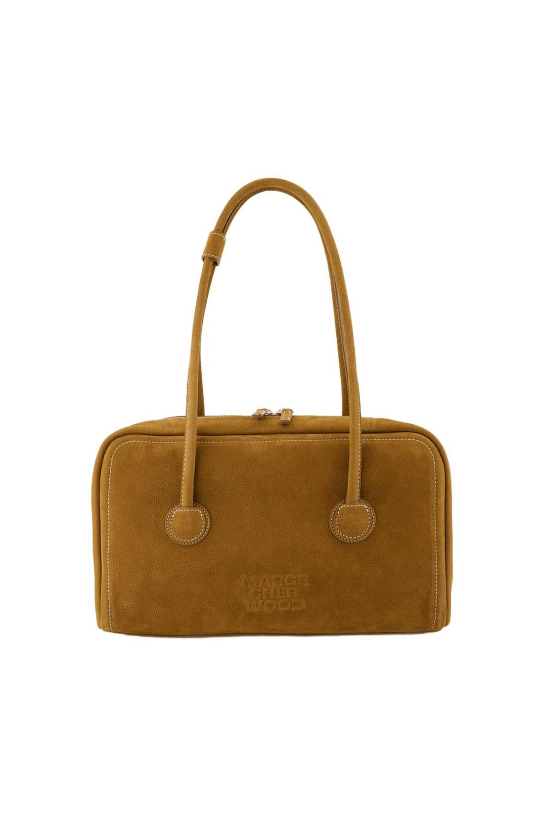 Soft Boston Schultertasche - Margesherwood - Leder - Braun