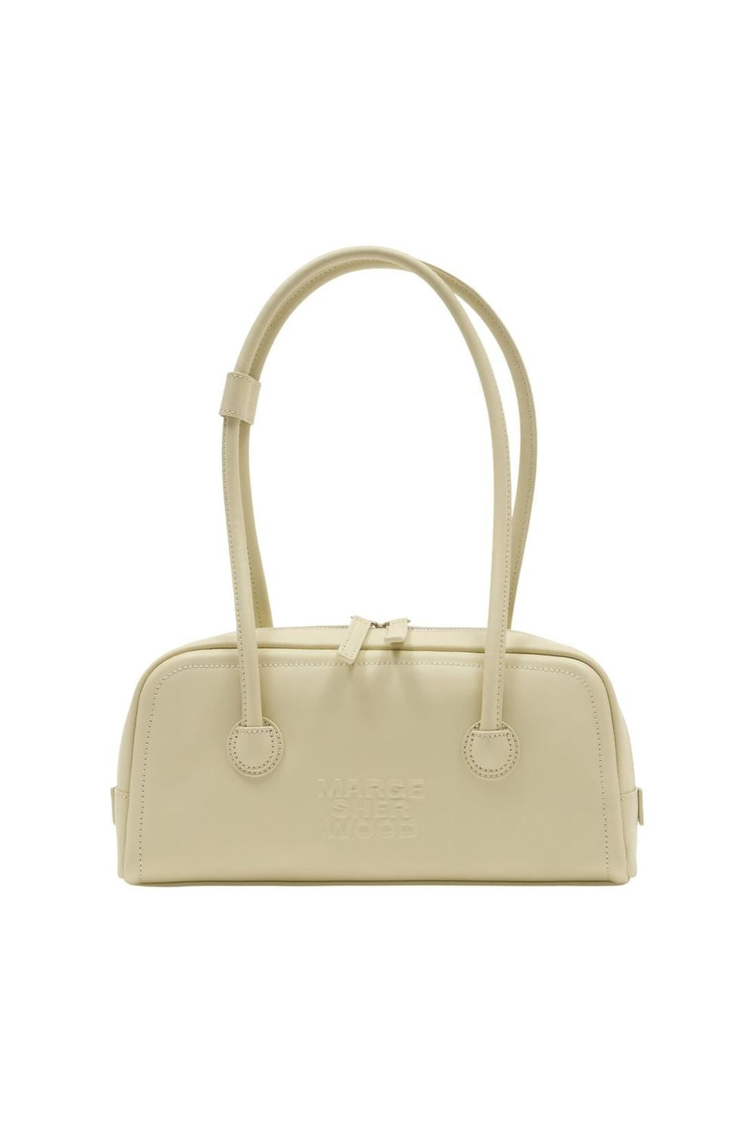 Soft Baguette Schultertasche - Margesherwood - Leder - Gelb-Taschen-Margesherwood-One size-yellow-ARCHIVIST