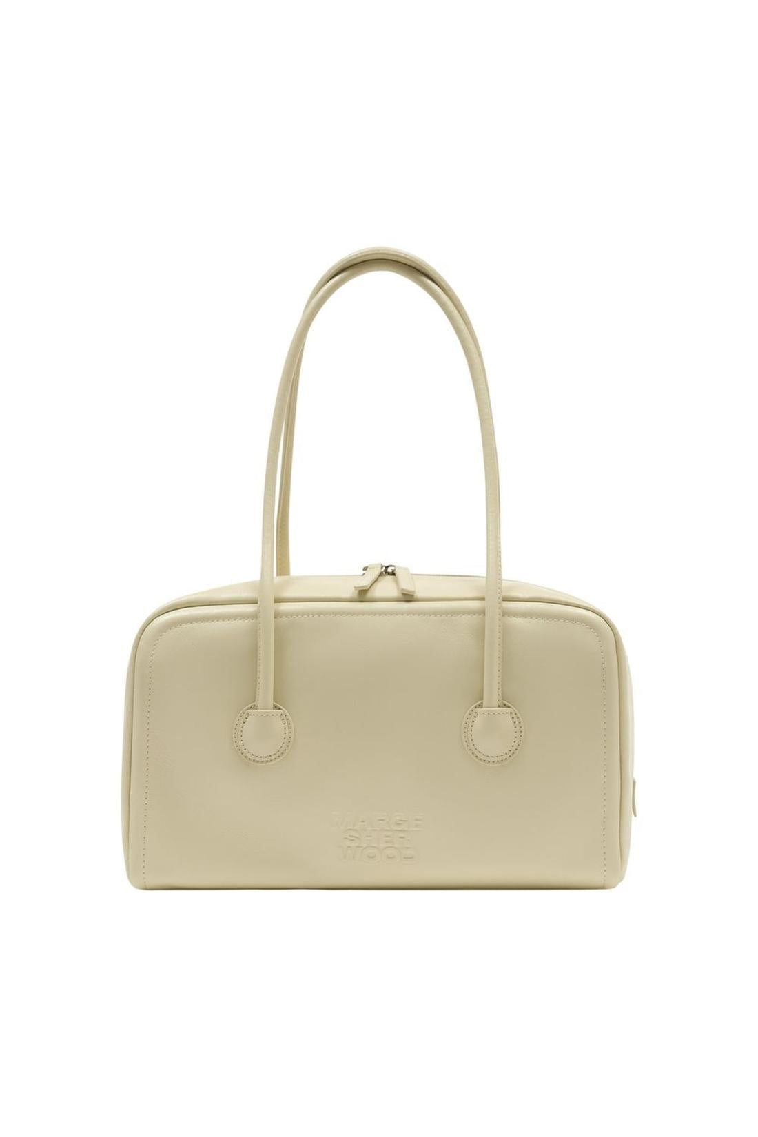 Soft Boston Schultertasche - Margesherwood - Leder - Gelb