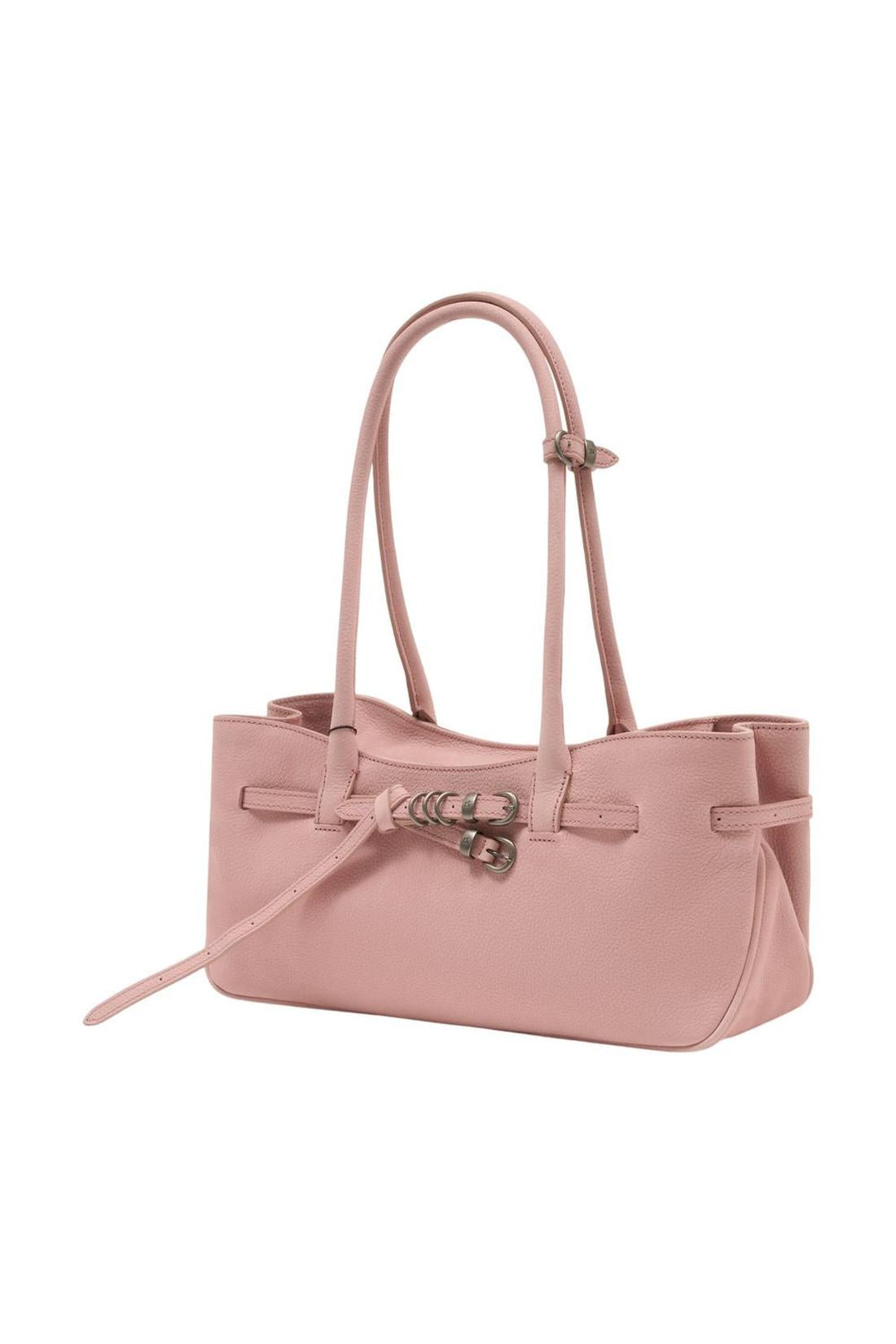 Grandma Used Schultertasche - Margesherwood - Leder - Rosa