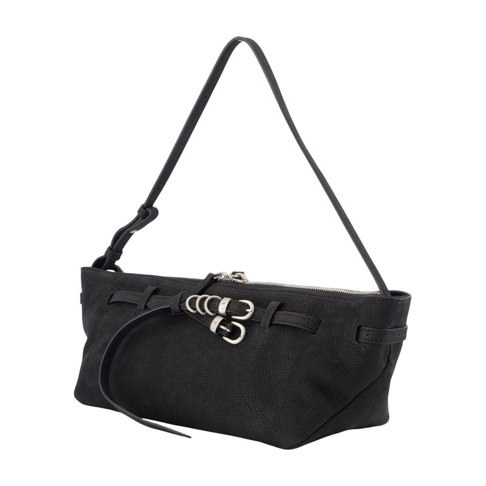 Umhängetasche Grandma Used Sling – Margesherwood – Leder – Schwarz