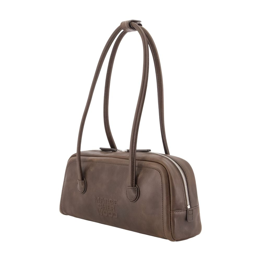 Soft Boston Ew Schultertasche - Margesherwood - Leder - Braun