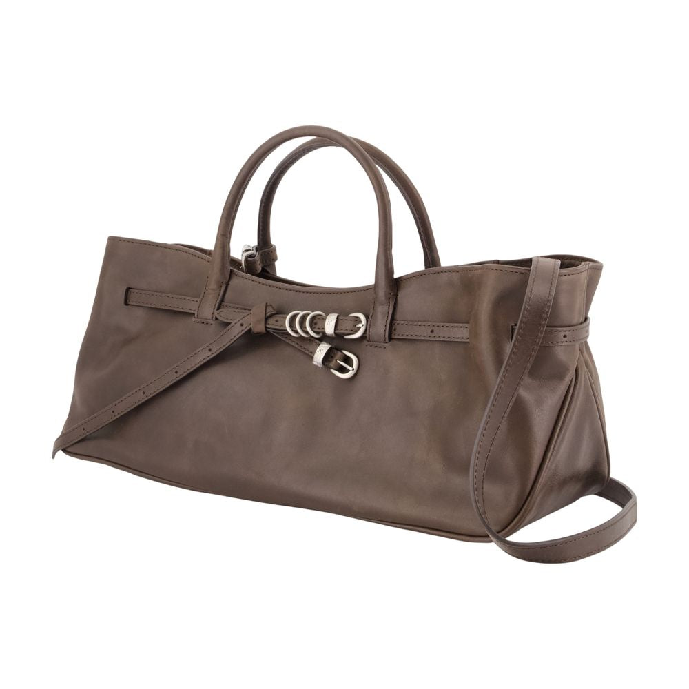 Grandma Used Handtasche - Margesherwood - Leder - Braun