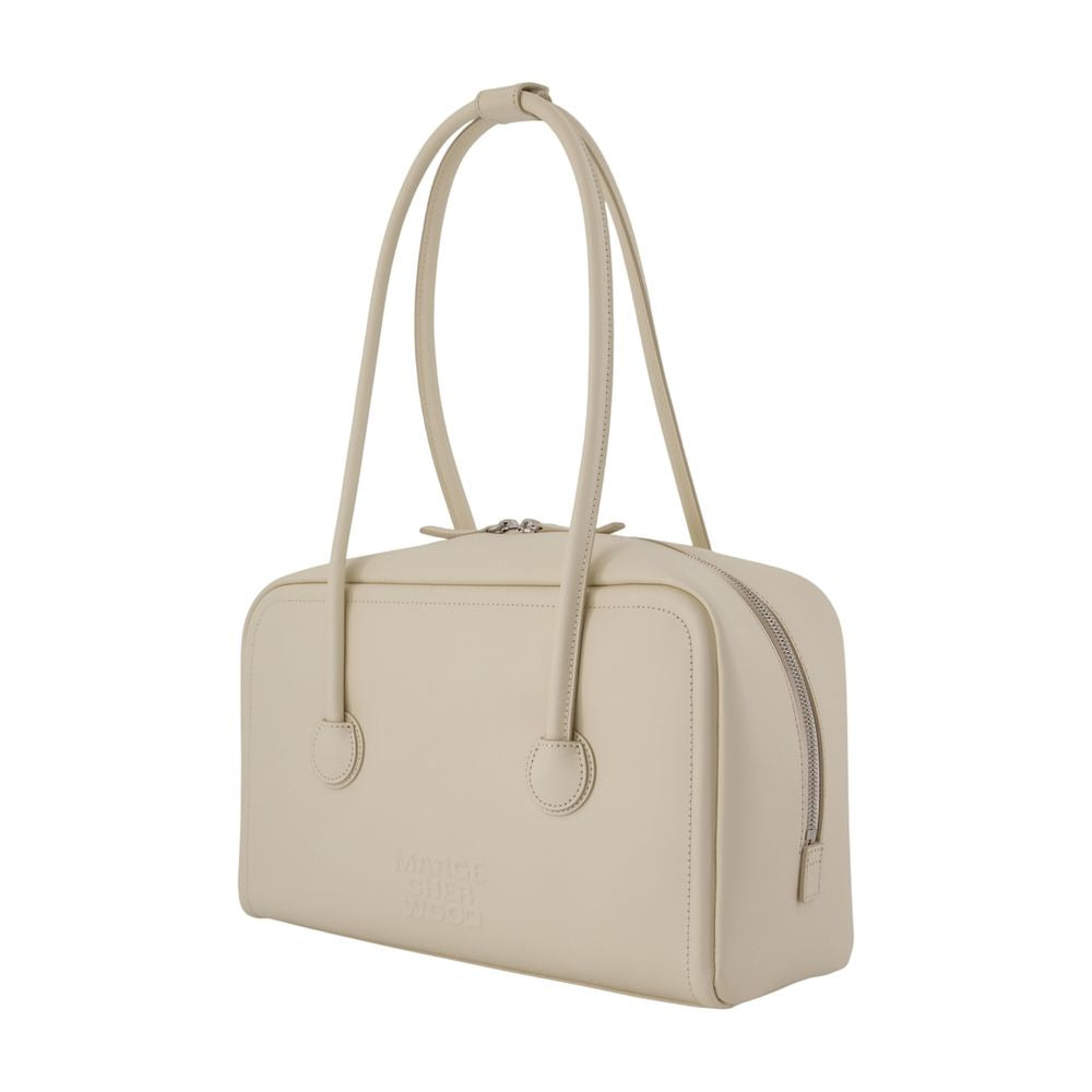 Umhängetasche „Soft Boston“ – Margesherwood – Leder – Beige