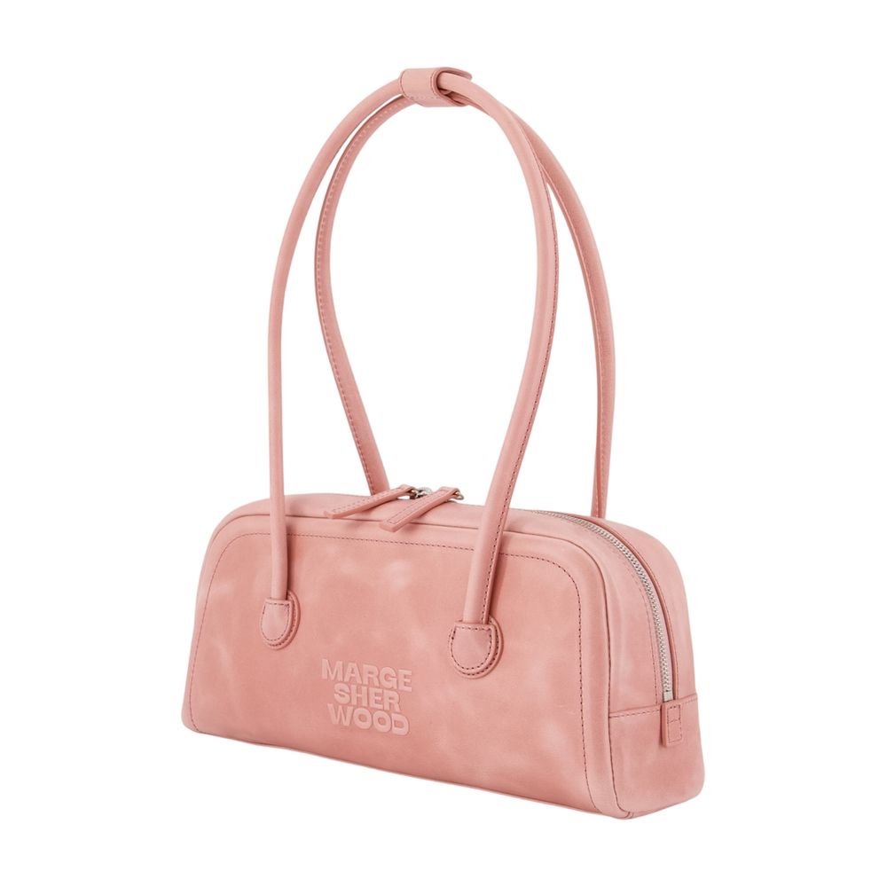 Umhängetasche Soft Boston Ew – Margesherwood – Leder – Rosa