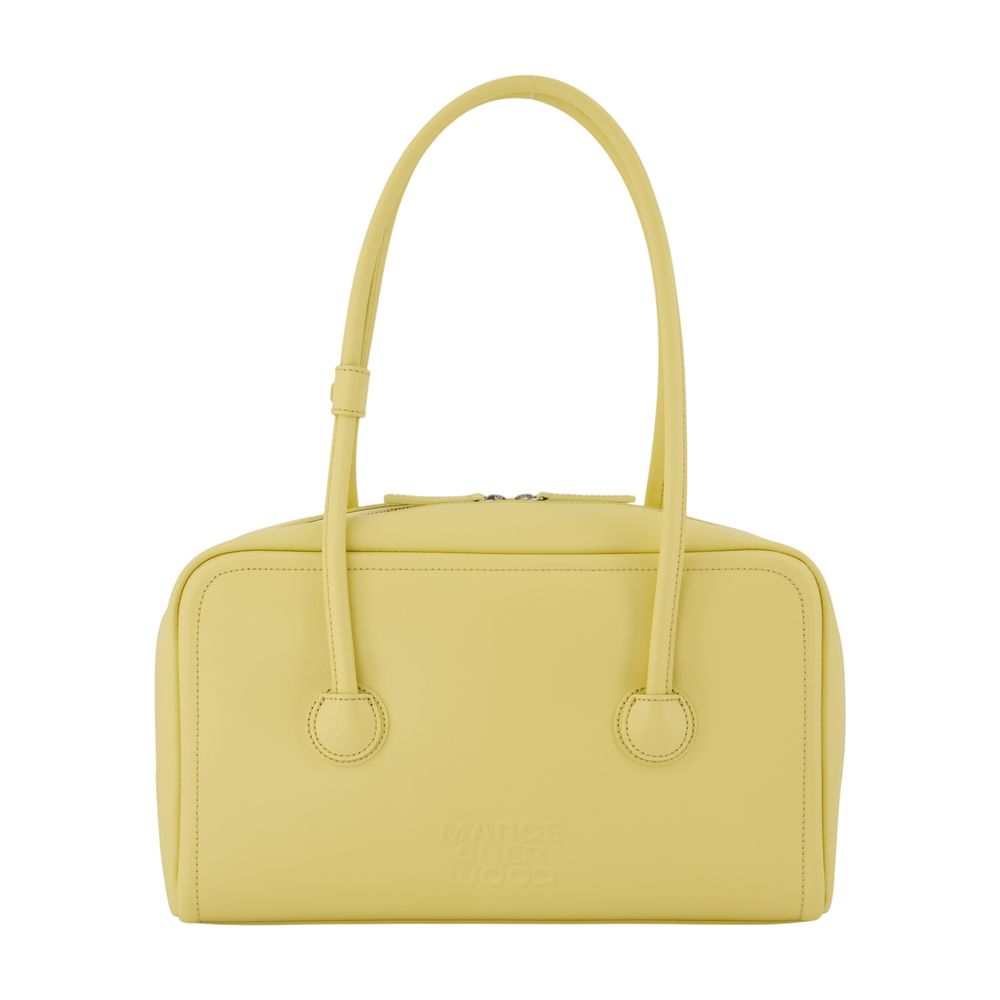 Soft Boston Schultertasche - Margesherwood - Leder - Gelb