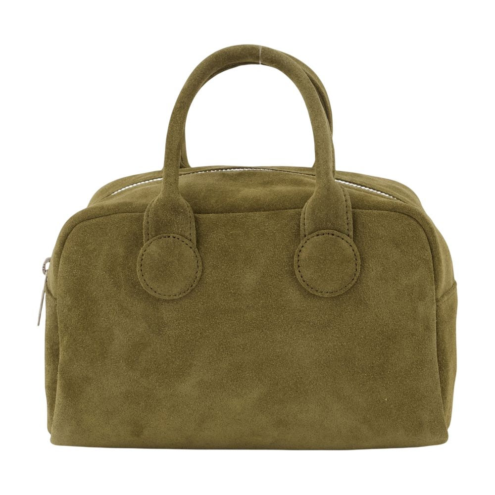 Soft Bowling-Handtasche – Margesherwood – Leder – Khaki