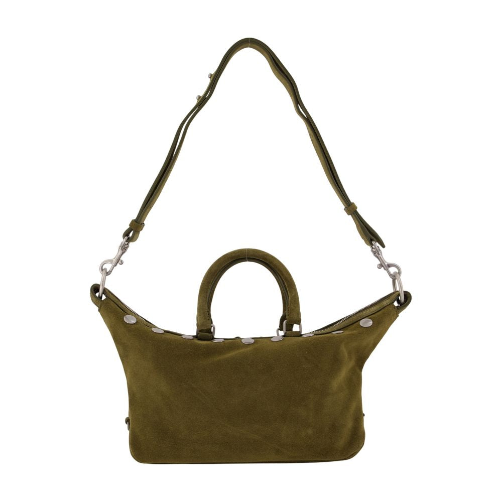 Handtasche Dumpling Stud Mini – Margesherwood – Leder – Khaki