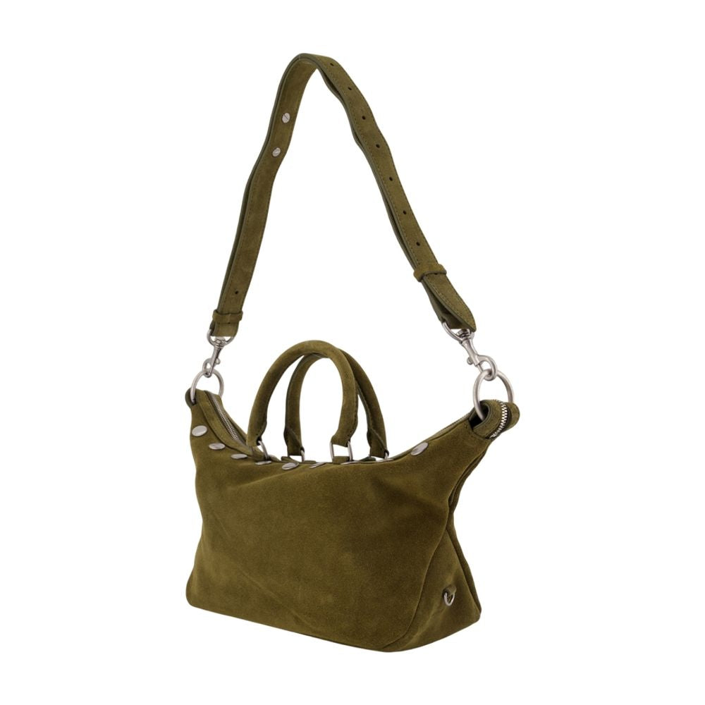 Handtasche Dumpling Stud Mini – Margesherwood – Leder – Khaki