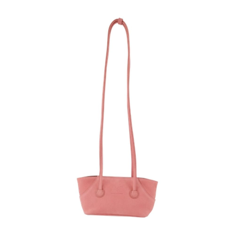 Umhängetasche „Boat“ – „ Margesherwood “ – Leder – Rosa