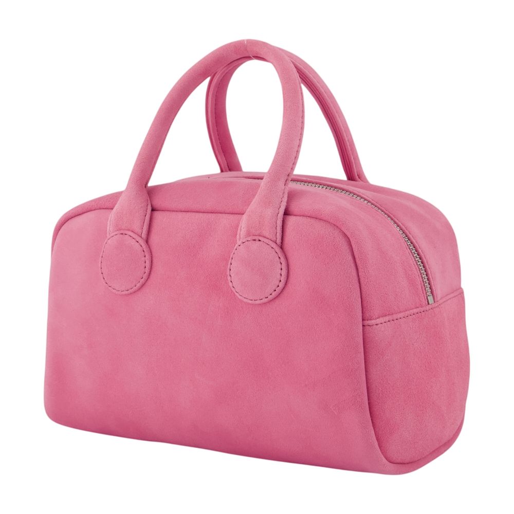 Soft Bowling-Handtasche – Margesherwood – Leder – Rosa