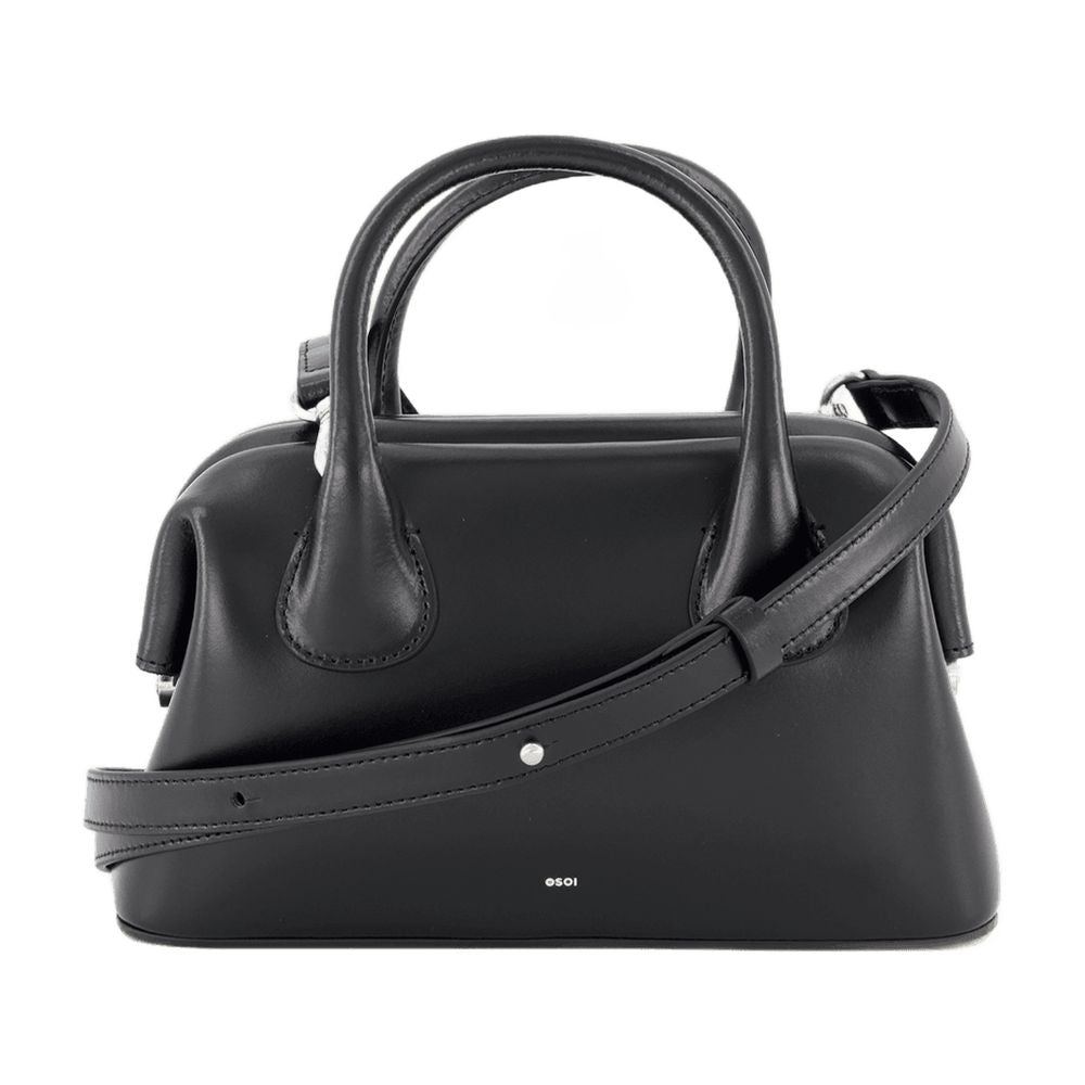 Handtasche Boat Mini - Osoi - Leder - Schwarz
