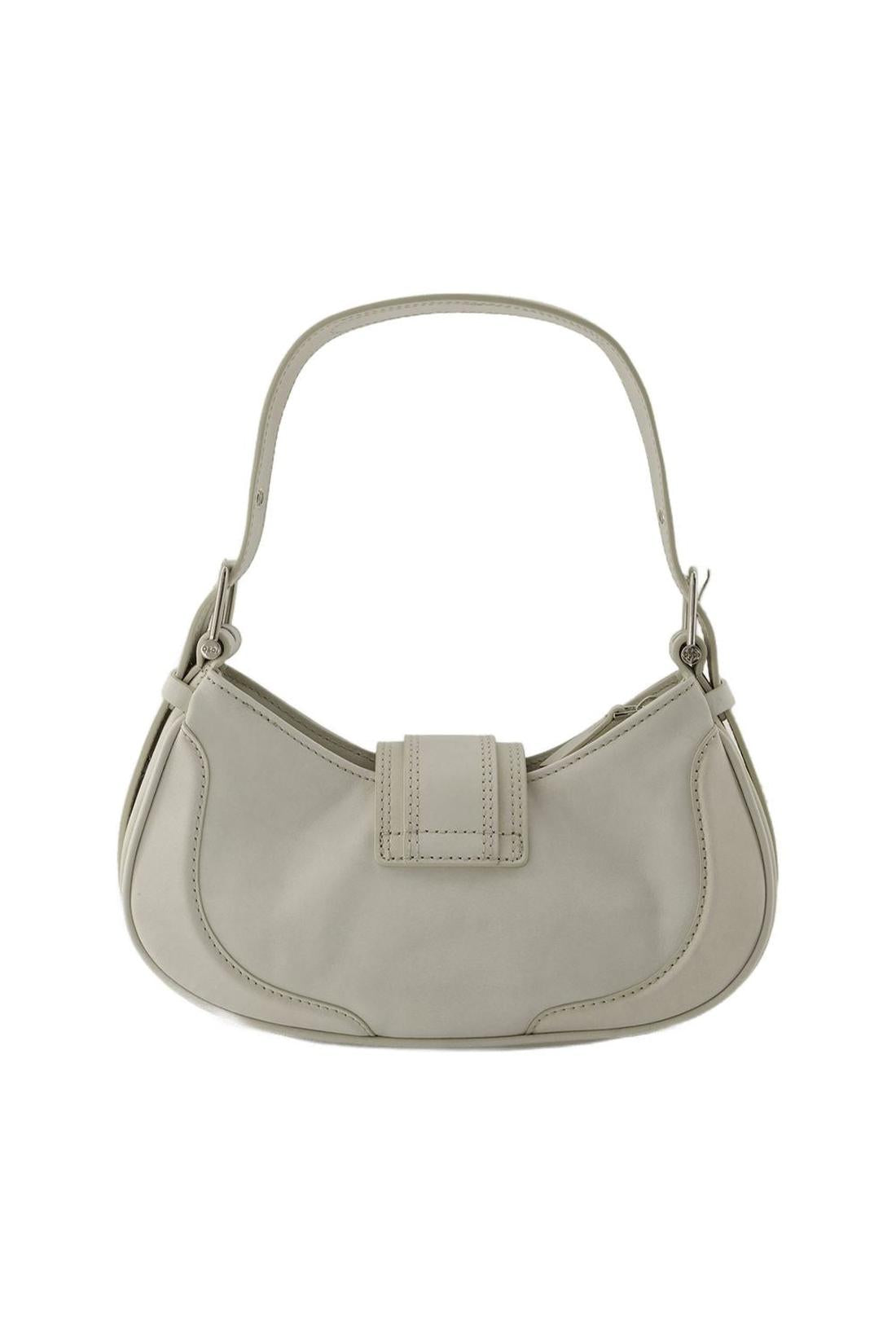 Hobo Brocle Schultertasche - Osoi - Leder - Creme