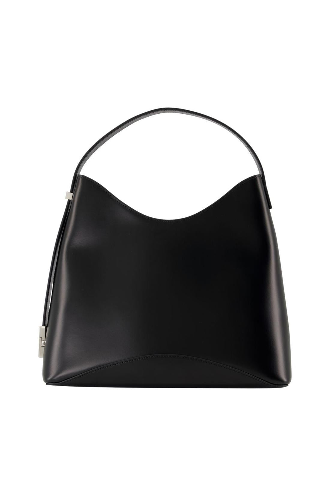 Osoi-Egg Shoulder Bag - Osoi - Leder - Schwarz-Taschen-Black-Deal-Outlet-by-ARCHIVIST