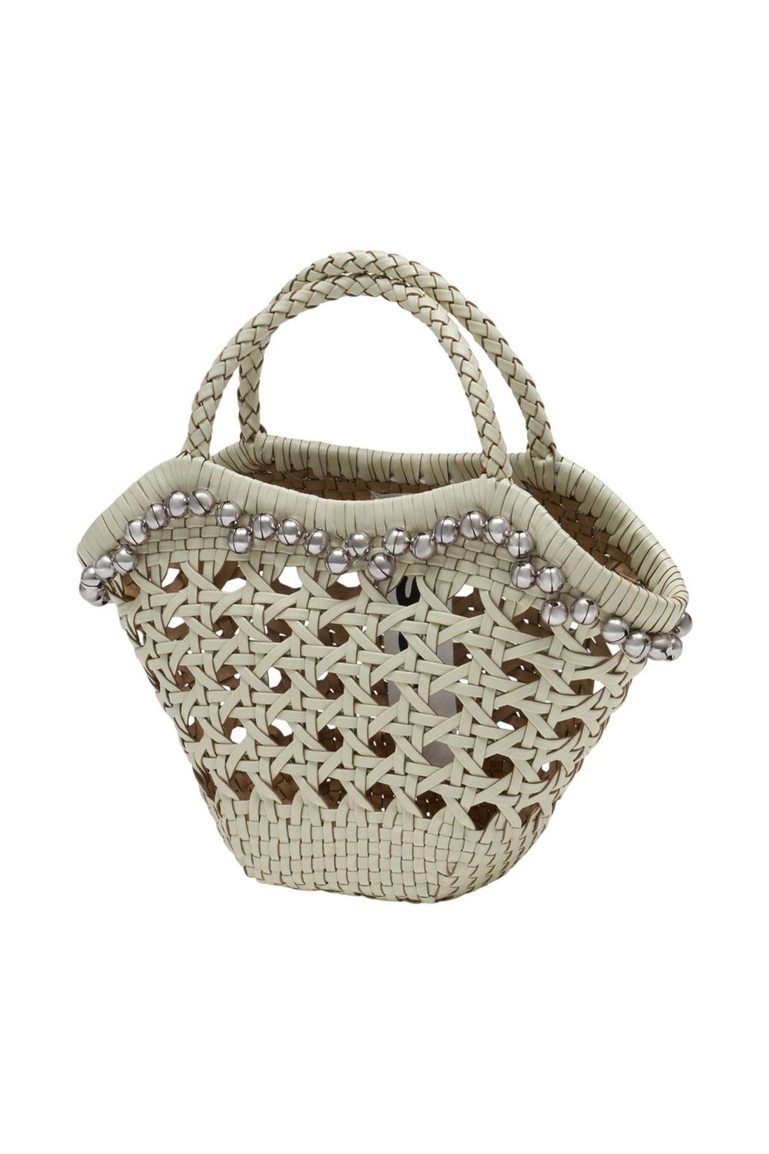 Einkaufstasche Lip - Osoi - Raphia - Weiß