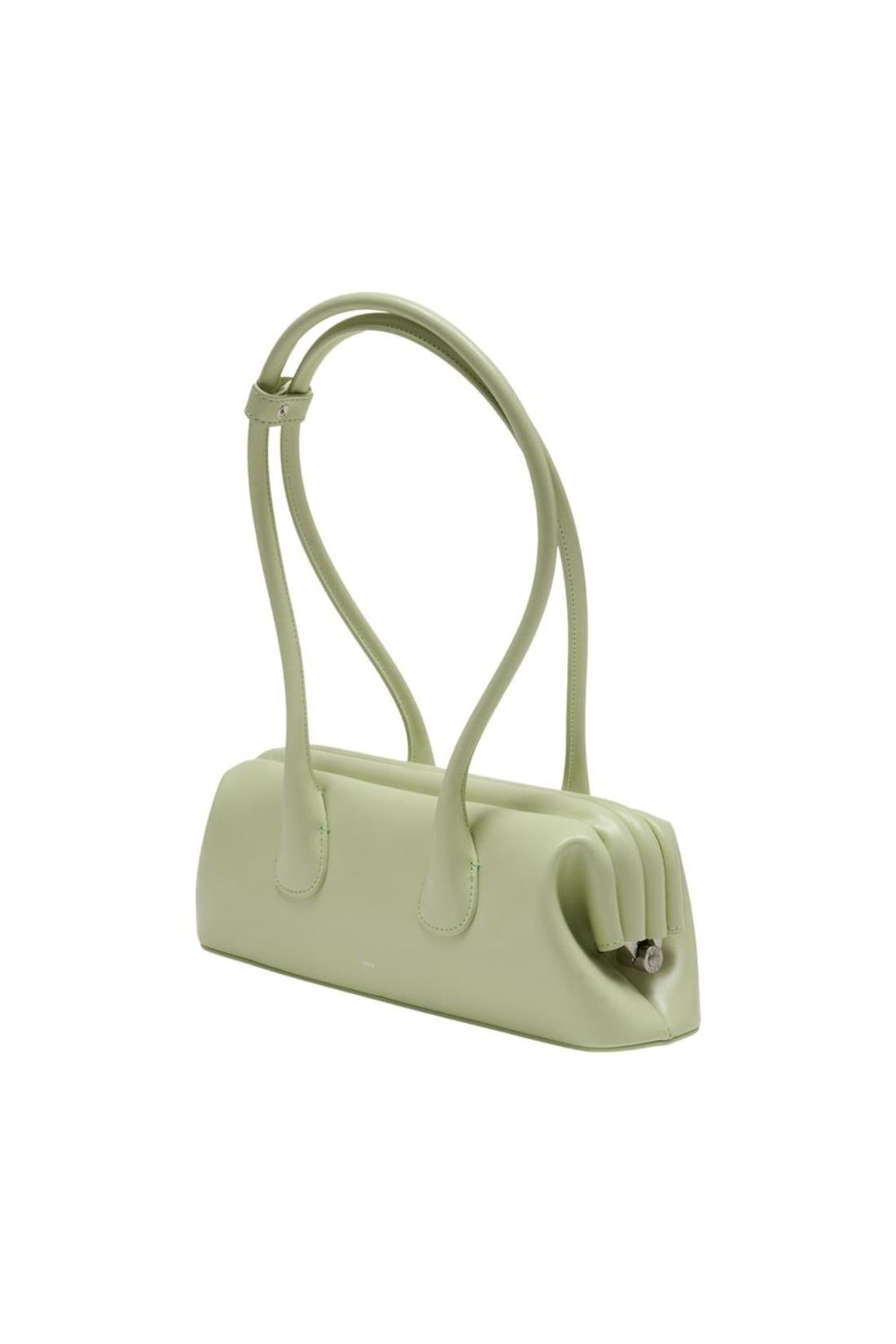 Schultertasche Boat Wide Mini - Osoi - Leder - Grün