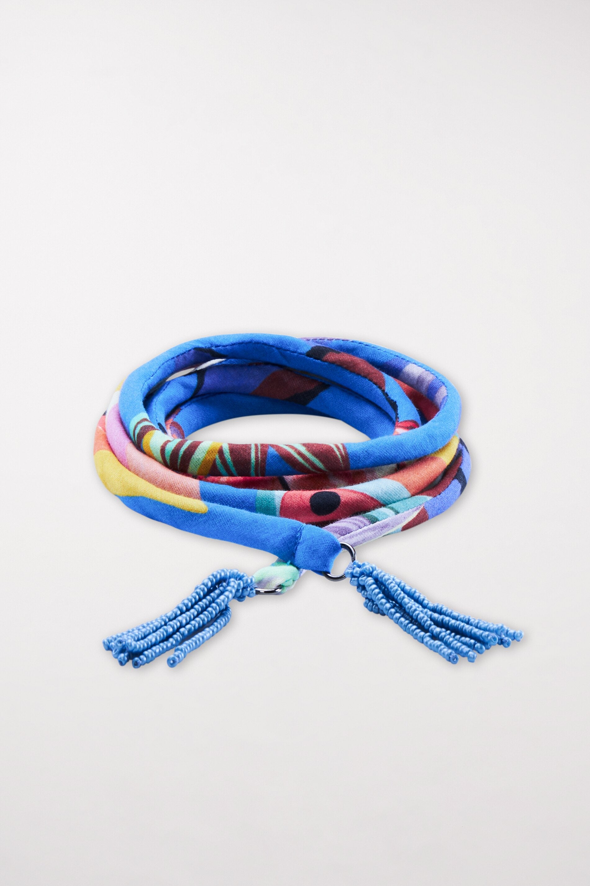 Belt with Caribbean print