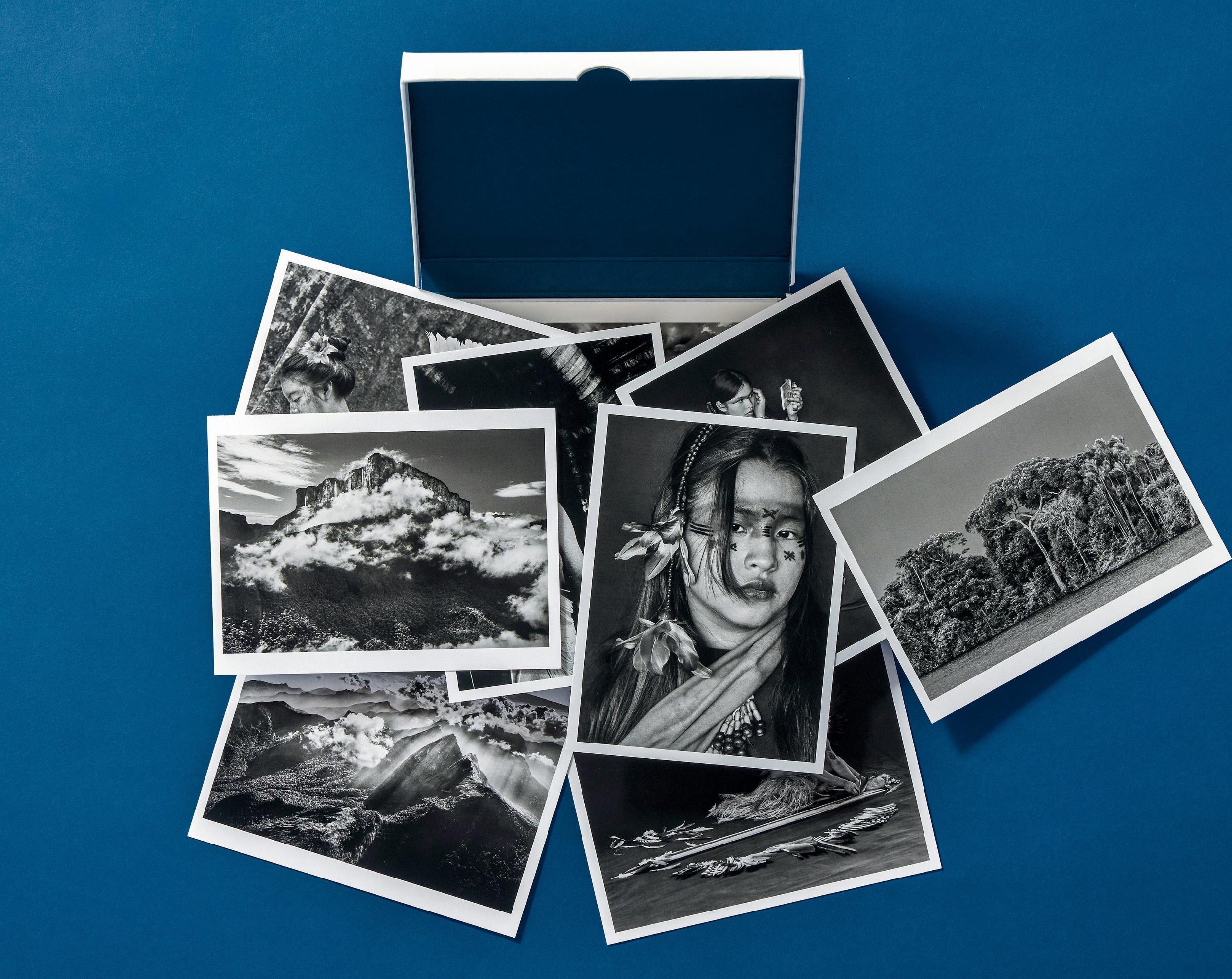 Taschen-Sebastião Salgado. Amazônia. Postcard Set (German, Spanish, French, English)-Photography-Black-Deal-Outlet-by-ARCHIVIST