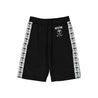 Moschino Couture-Moschino Couture Contrasting Band Shorts-MEN CLOTHING-Black-Deal-Outlet-by-ARCHIVIST