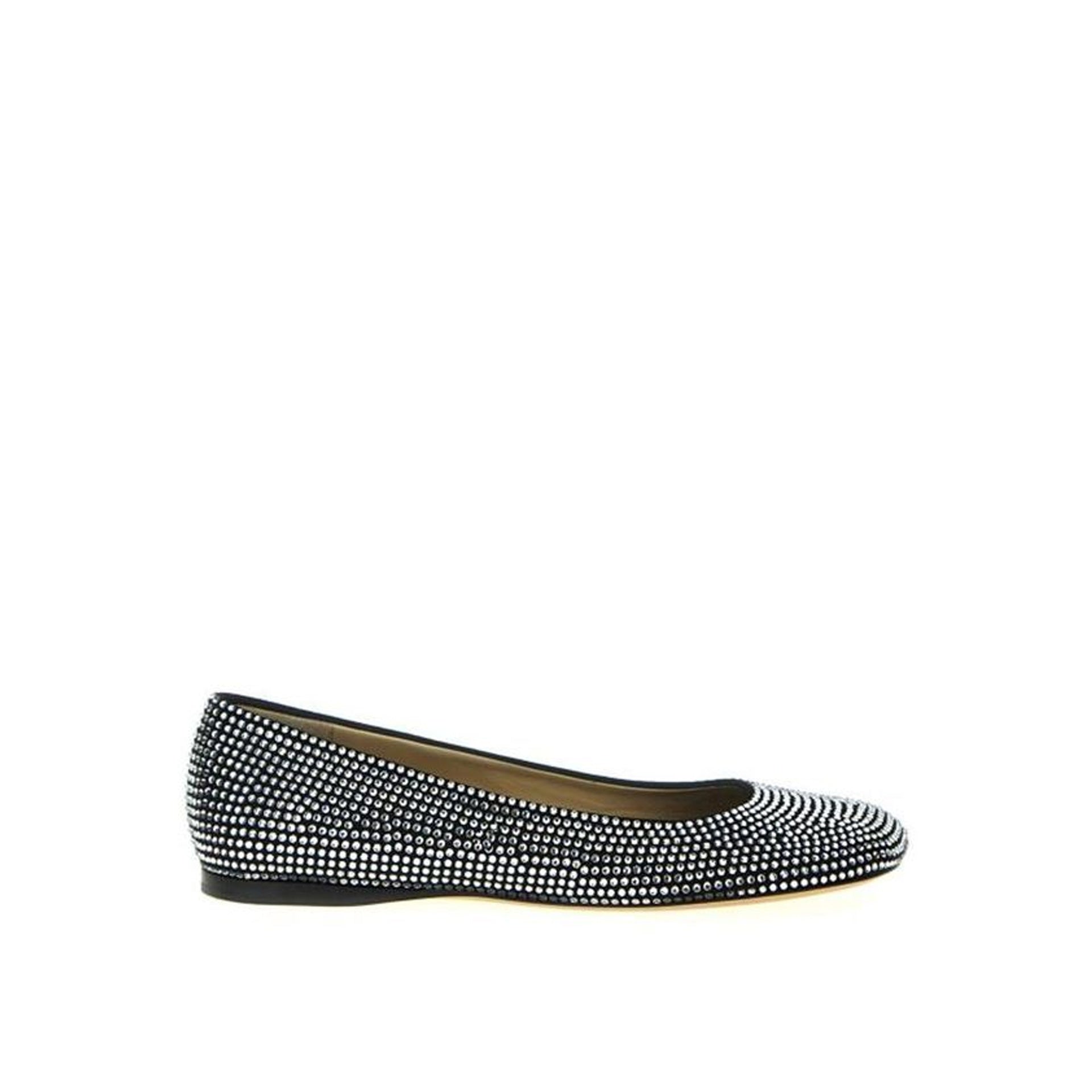 Loewe-Loewe Toy Strass Ballerina Flats-WOMEN SHOES-Black-Deal-Outlet-by-ARCHIVIST