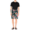 Moschino Couture-Moschino Floral Print Silk Shorts-MEN CLOTHING-Black-Deal-Outlet-by-ARCHIVIST