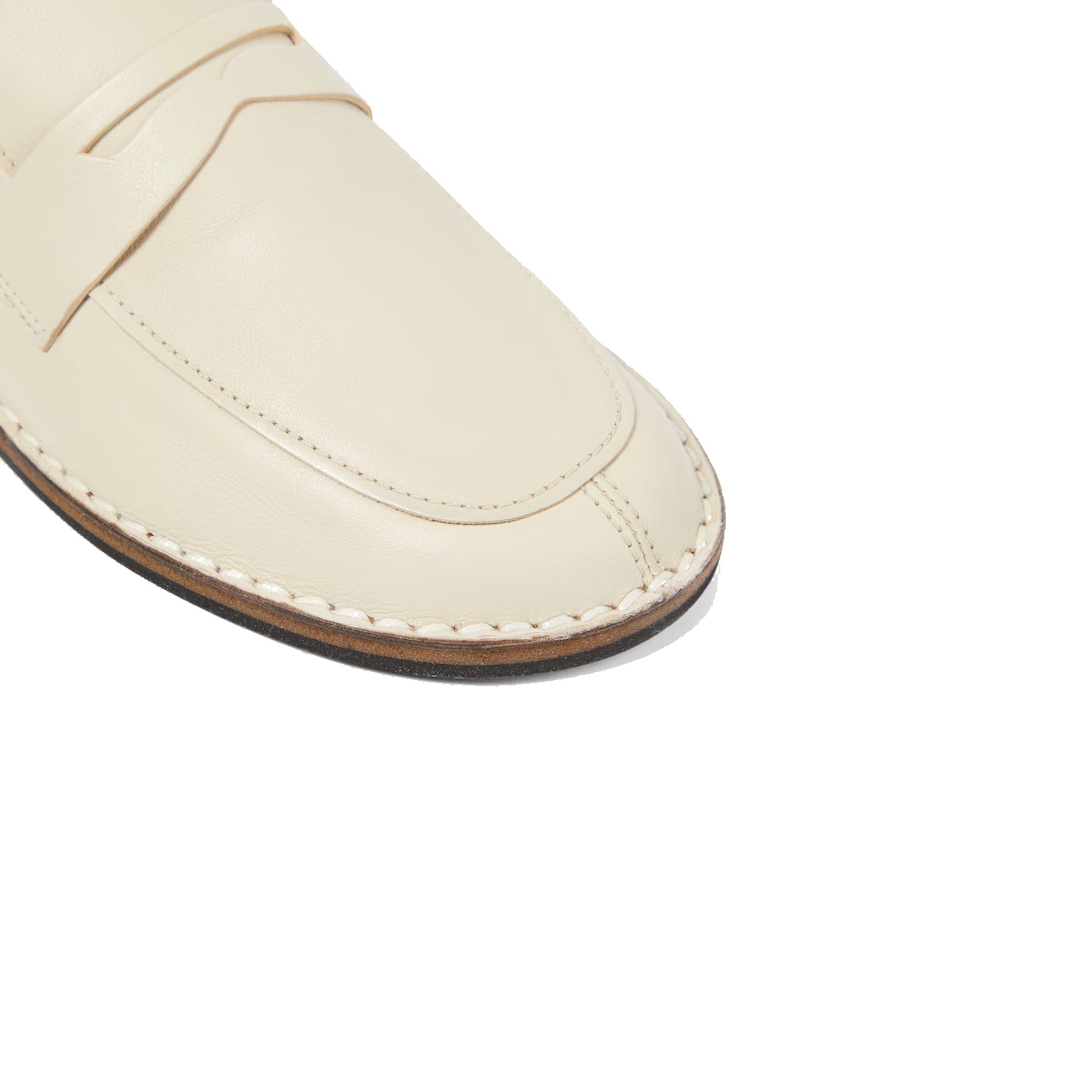 The Row Cary Leather Loafers