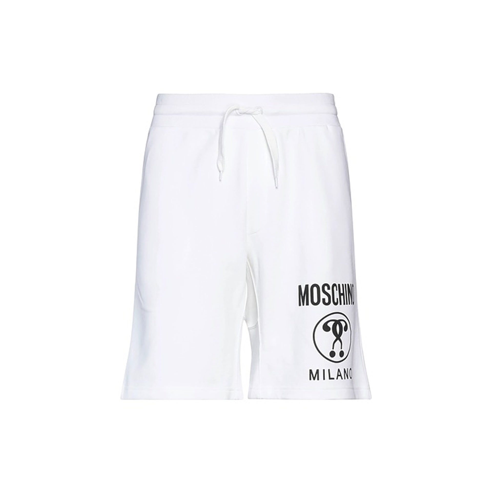 Moschino Couture-Moschino Couture Cotton Logo Shorts-MEN CLOTHING-Black-Deal-Outlet-by-ARCHIVIST
